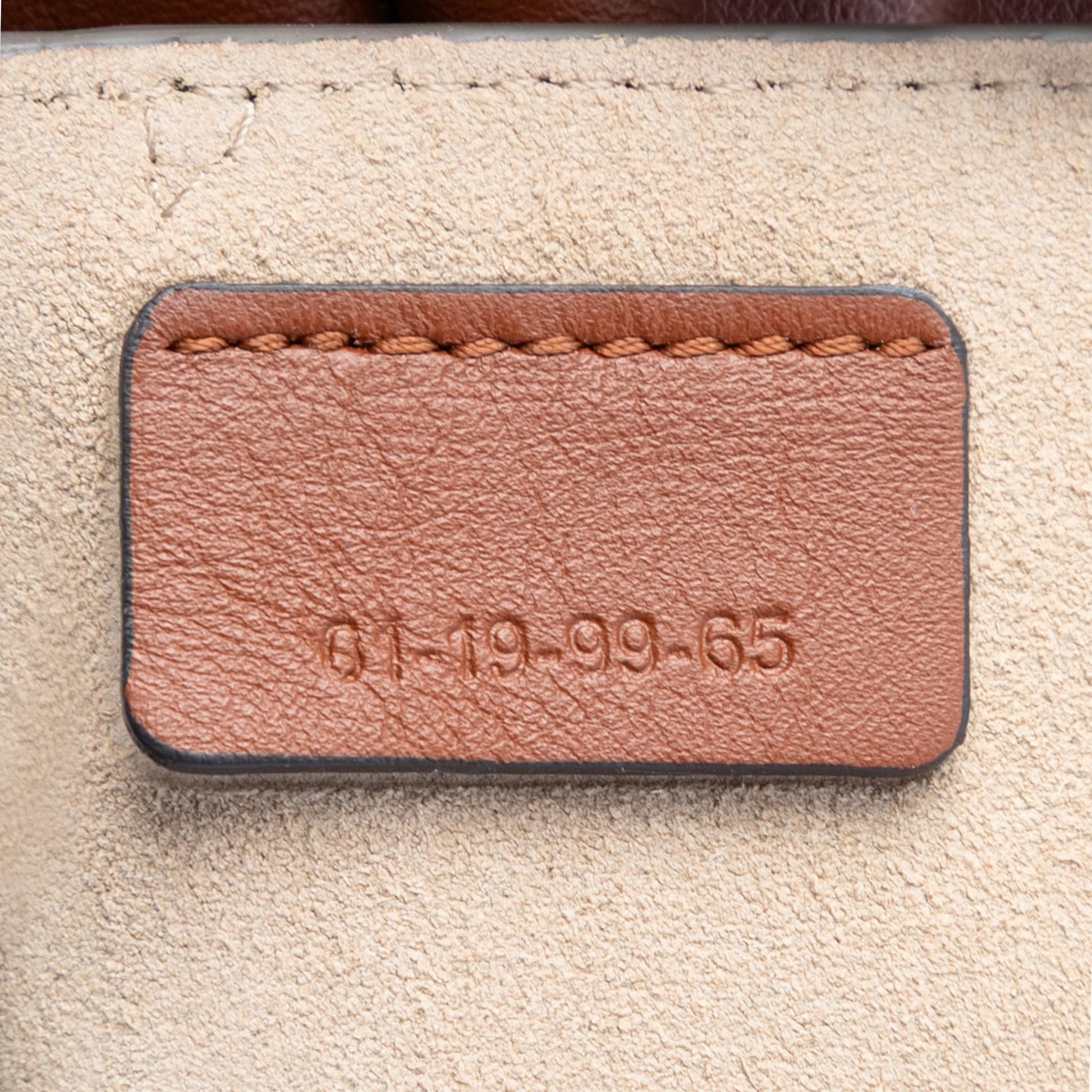Chloé Mini Calfskin and Suede Faye Bracelet Bag