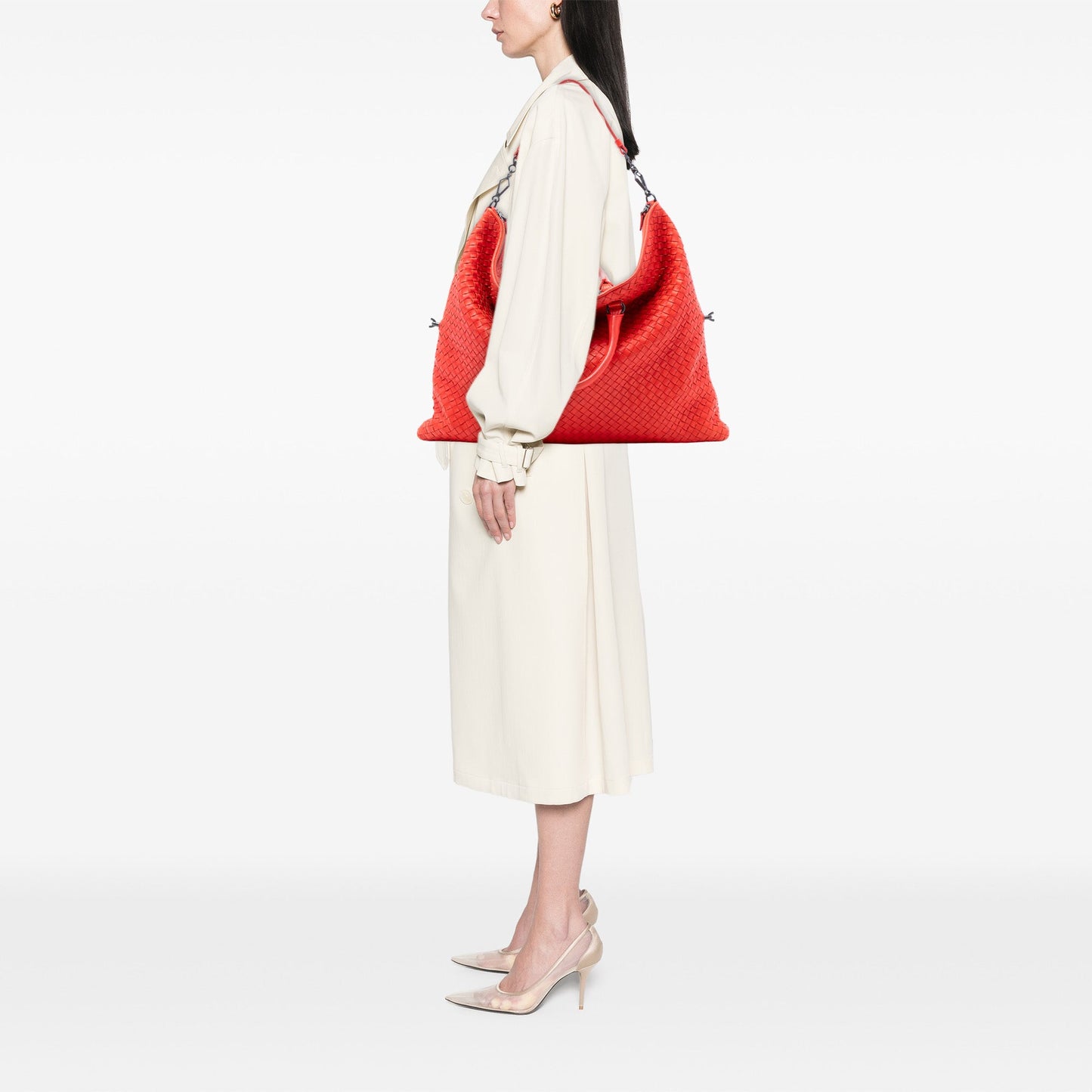 Maxi Nappa Intrecciato Convertible Tote
