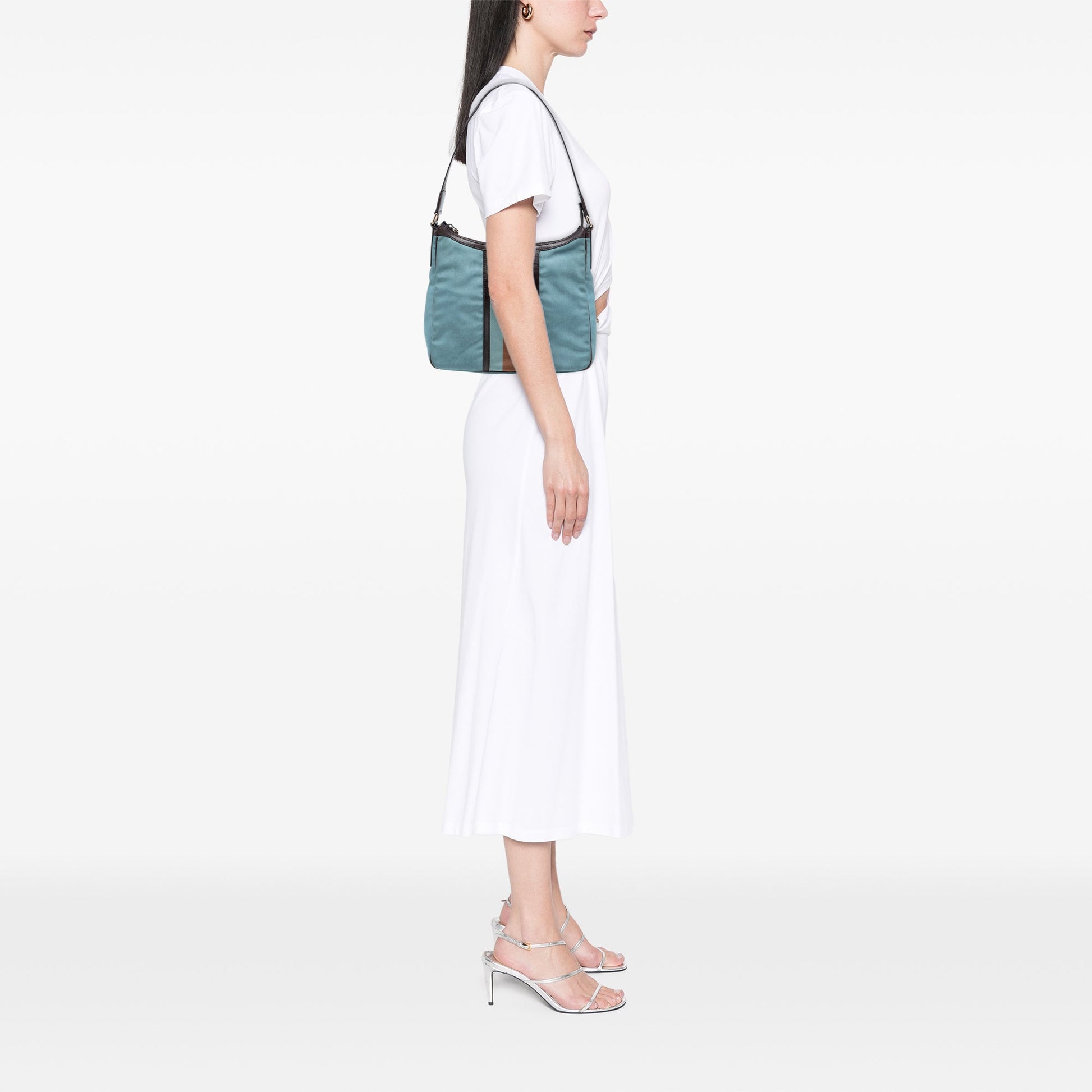 Canvas Web Shoulder Bag