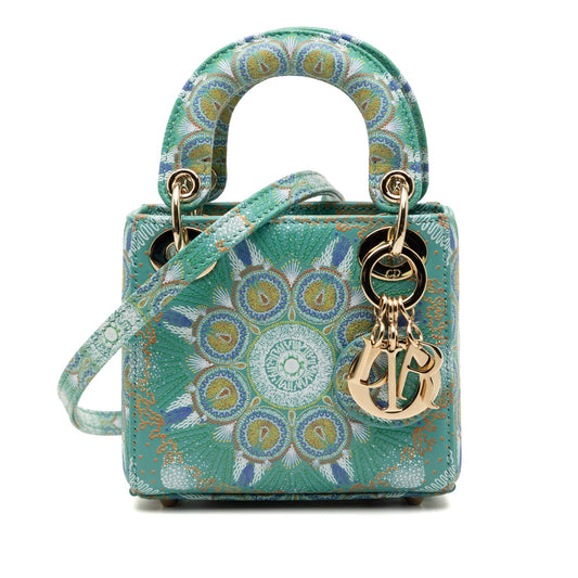 Dior Micro Calfskin In Lights Lady Dior