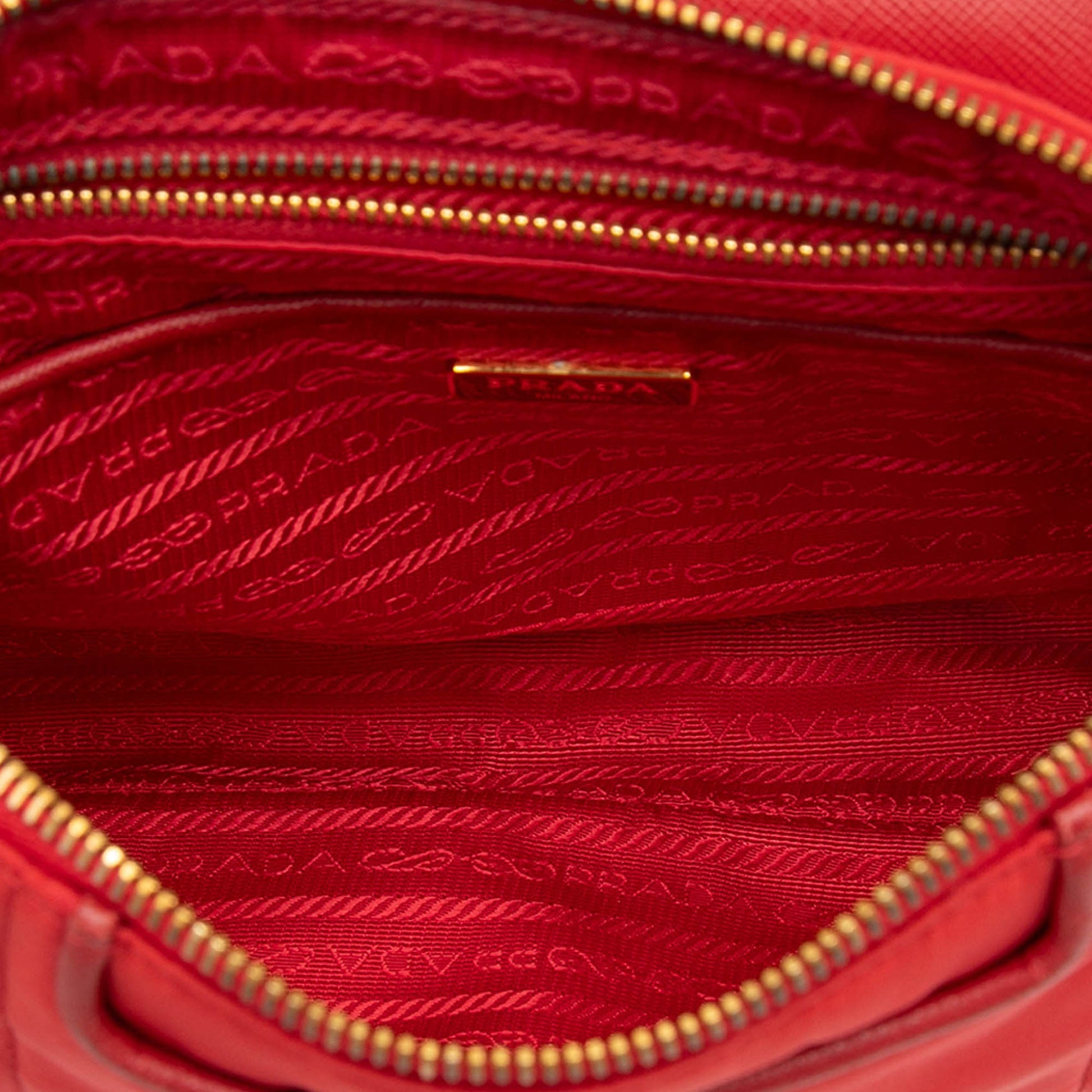 Saffiano Trimmed Tessuto Crossbody
