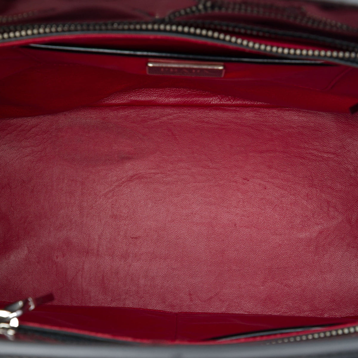 Prada Spazzolato Leather Studded Crystal Tote — Black