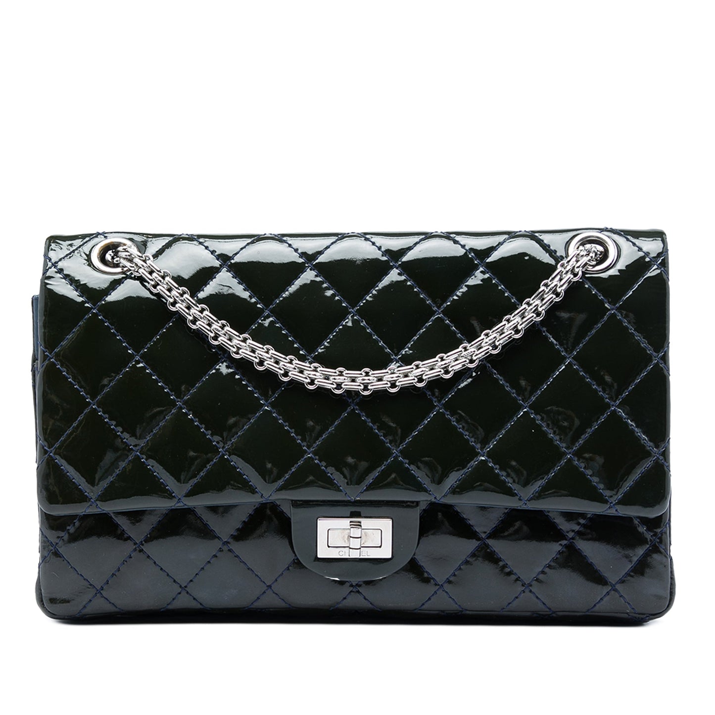 Chanel Quilted Patent Reissue 2.55 Double Flap 226