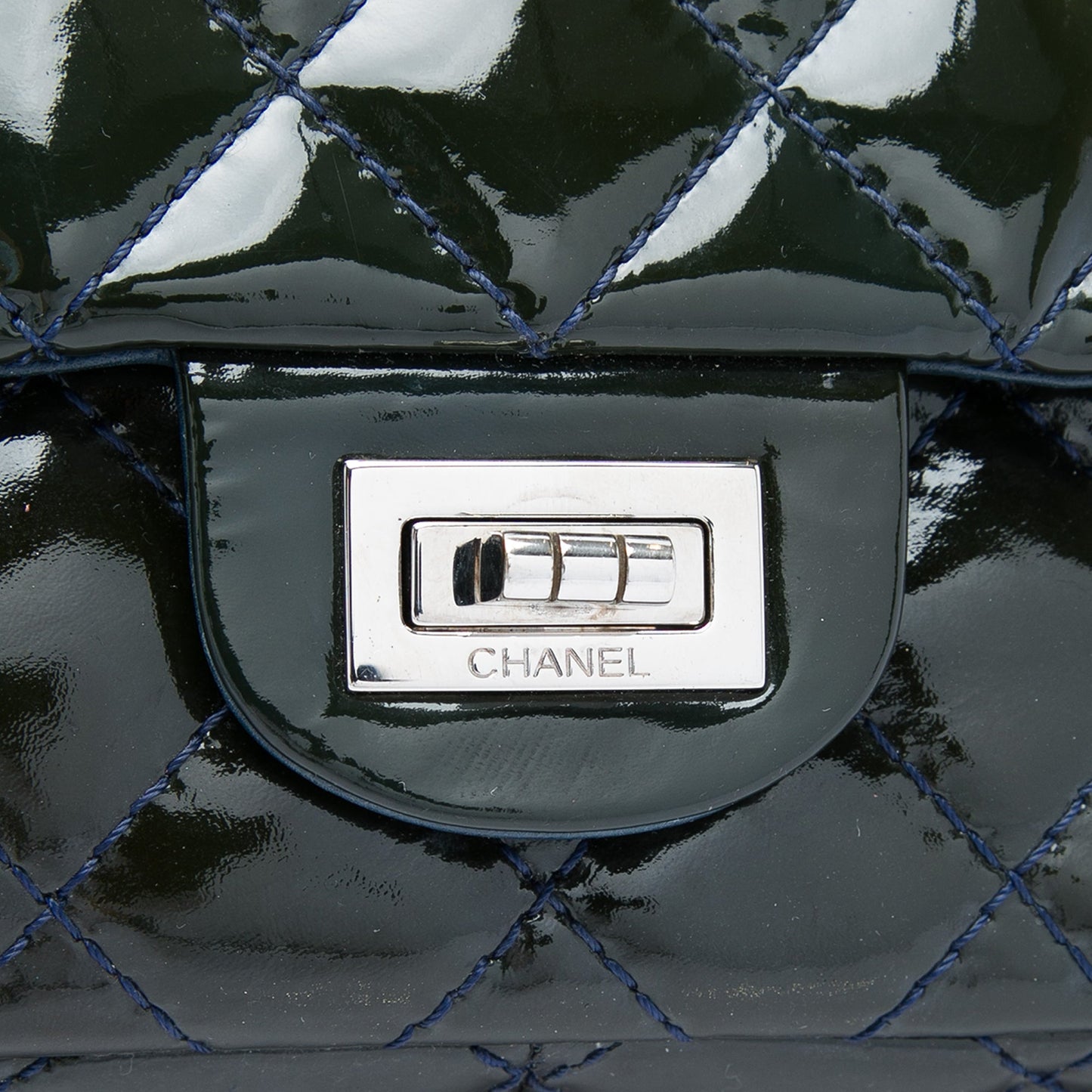 Chanel Quilted Patent Reissue 2.55 Double Flap 226