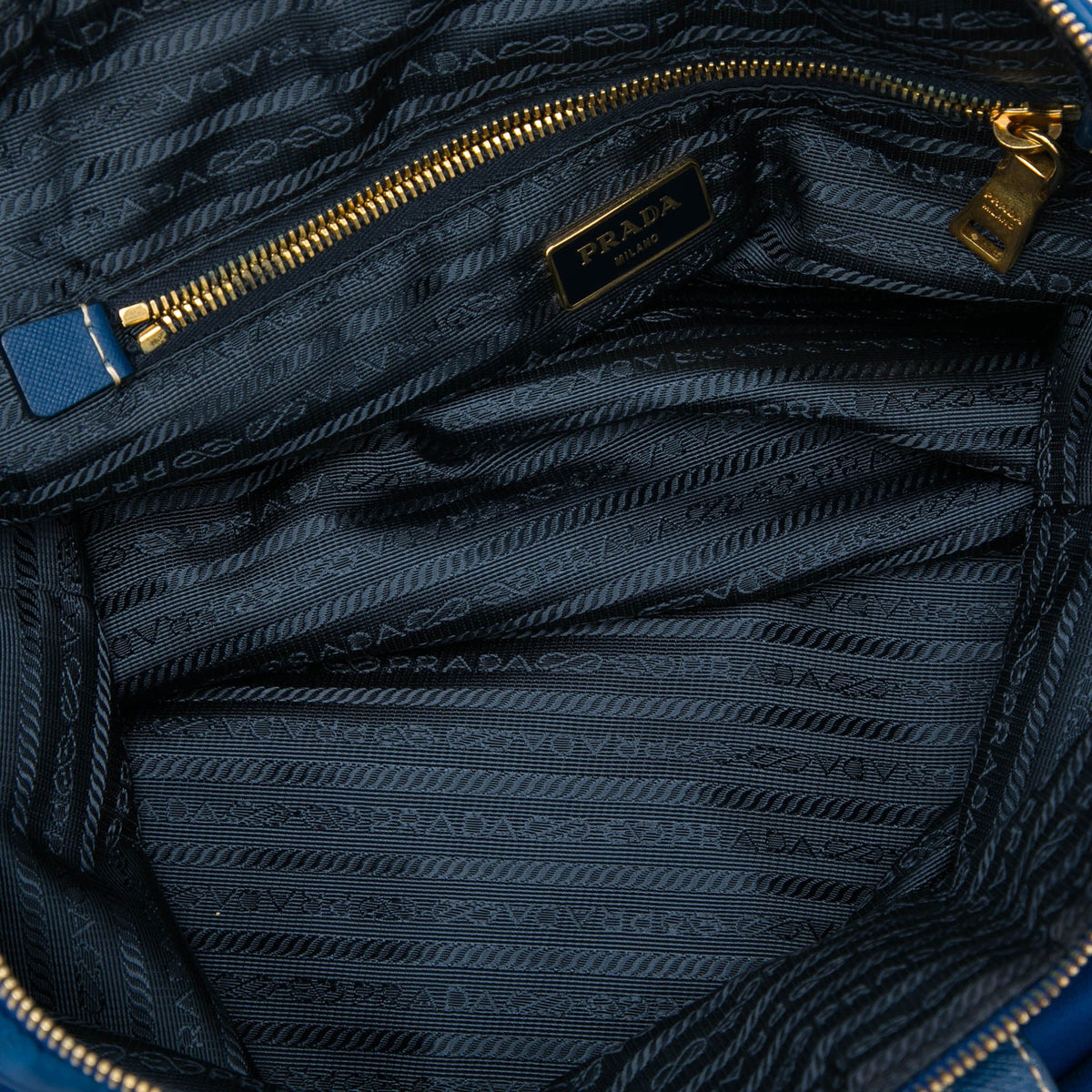 Prada Tessuto Zip Top Convertible Tote