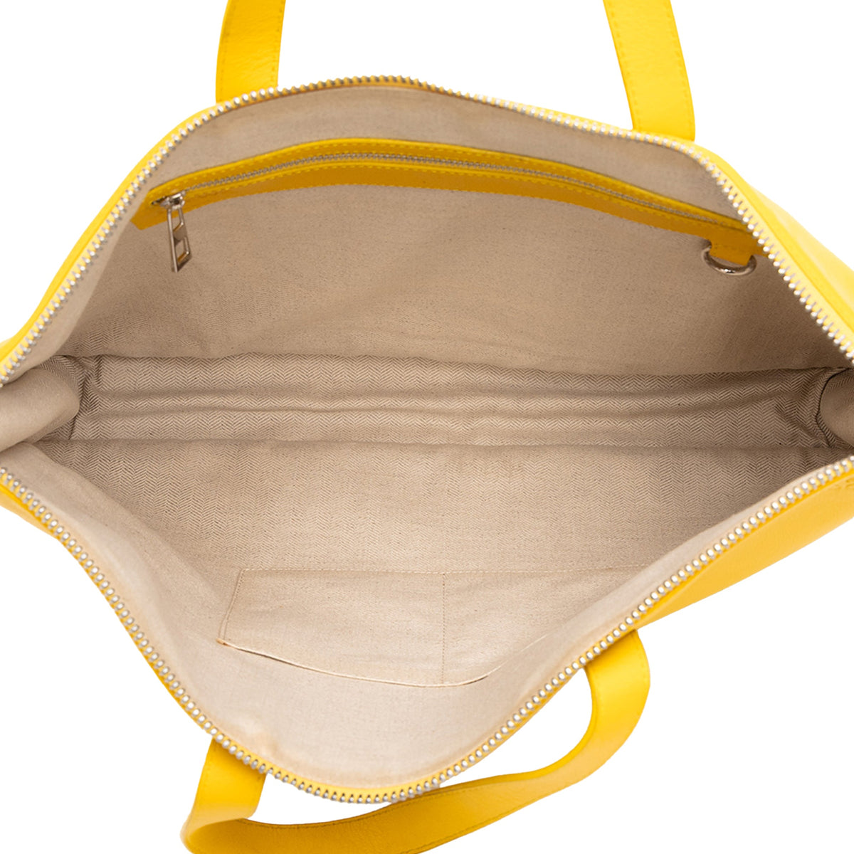 LOEWE Leather Anagram Toledo Briefcase — Yellow