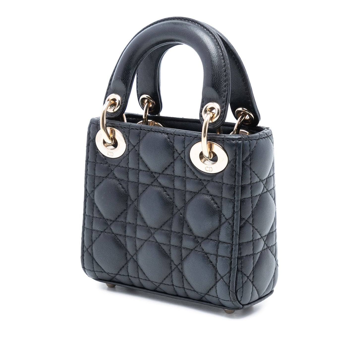 Dior Micro Lambskin Cannage Lady Dior