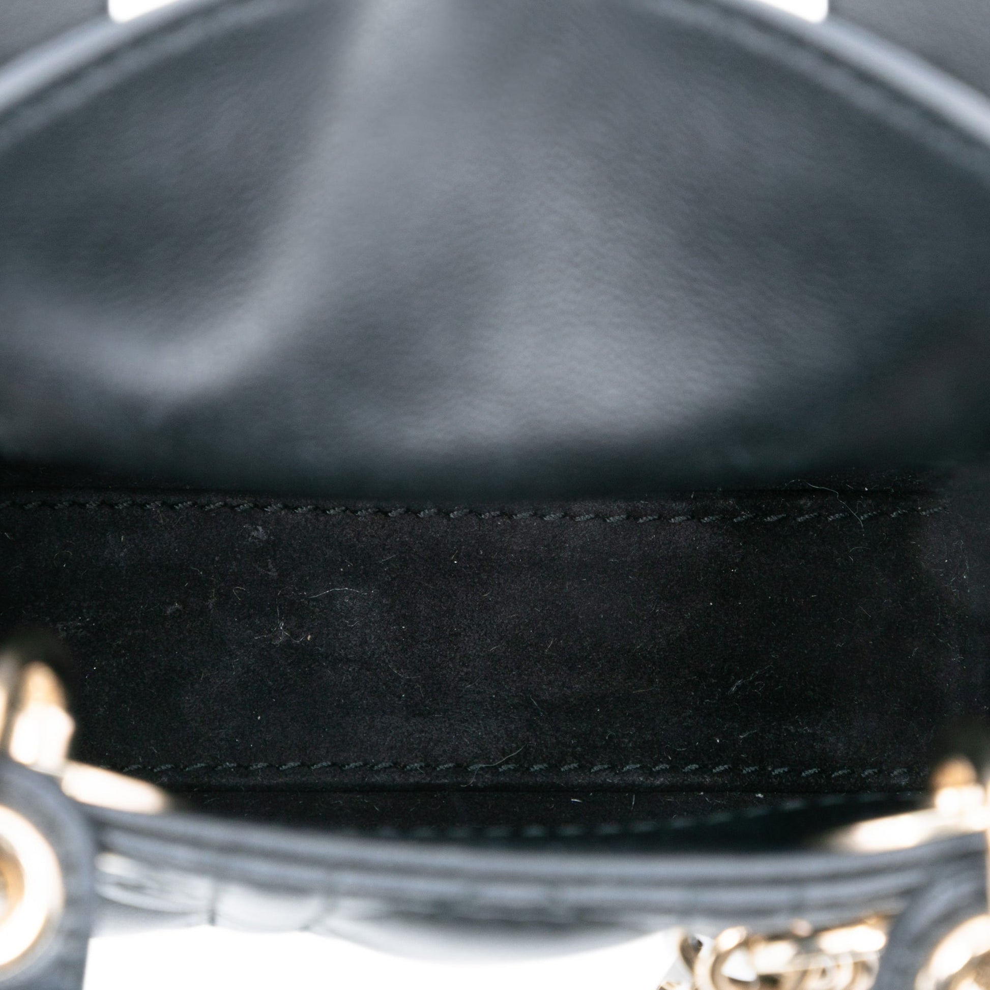 Dior Micro Lambskin Cannage Lady Dior