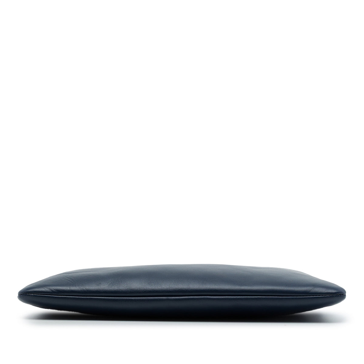 Chanel Large Bicolor Lambskin Boy O Case Clutch — Blue