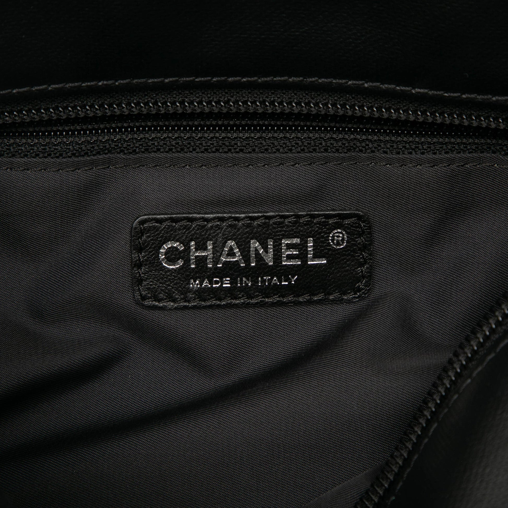 Chanel Small Quilted Coated Canvas Paris Biarritz Tote