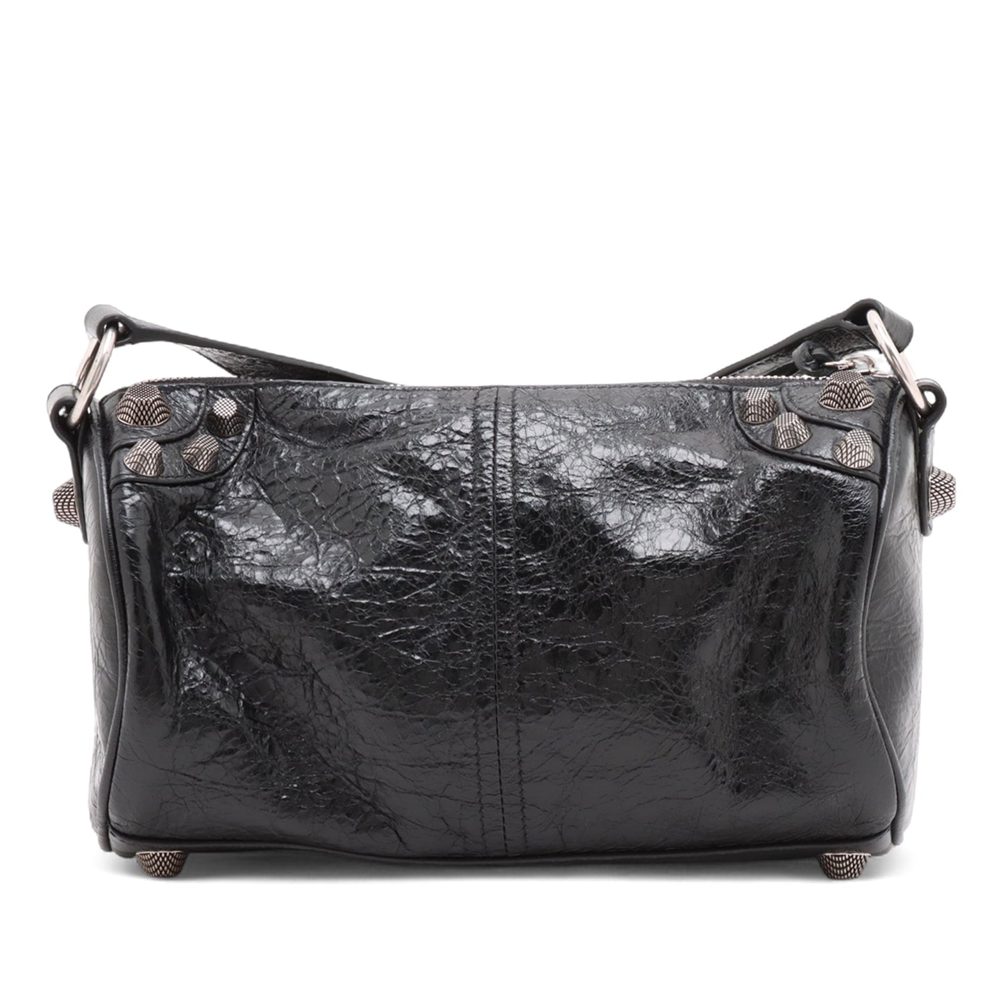 Balenciaga Lambskin Motocross Le Cagole Cylinder Crossbody