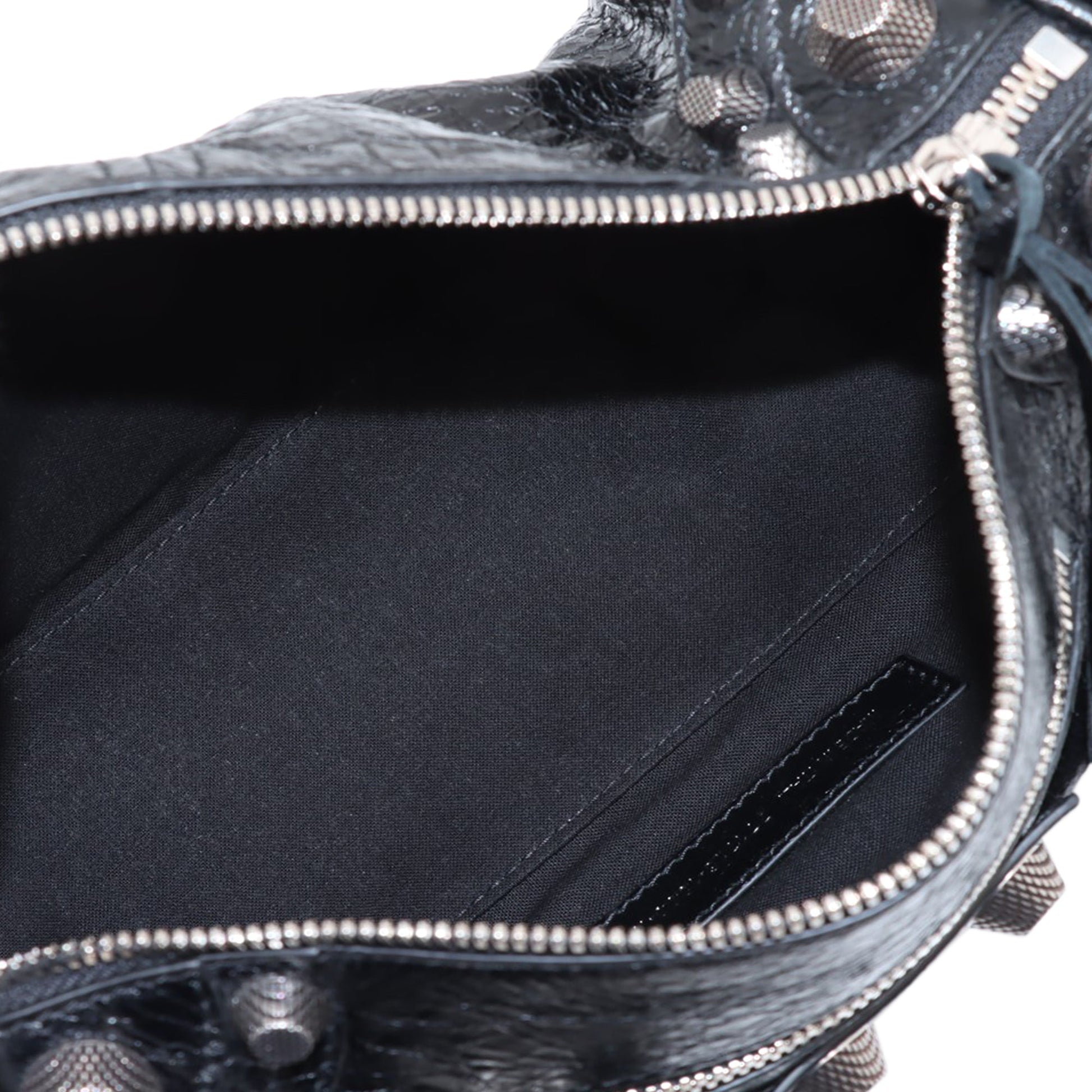 Balenciaga Lambskin Motocross Le Cagole Cylinder Crossbody