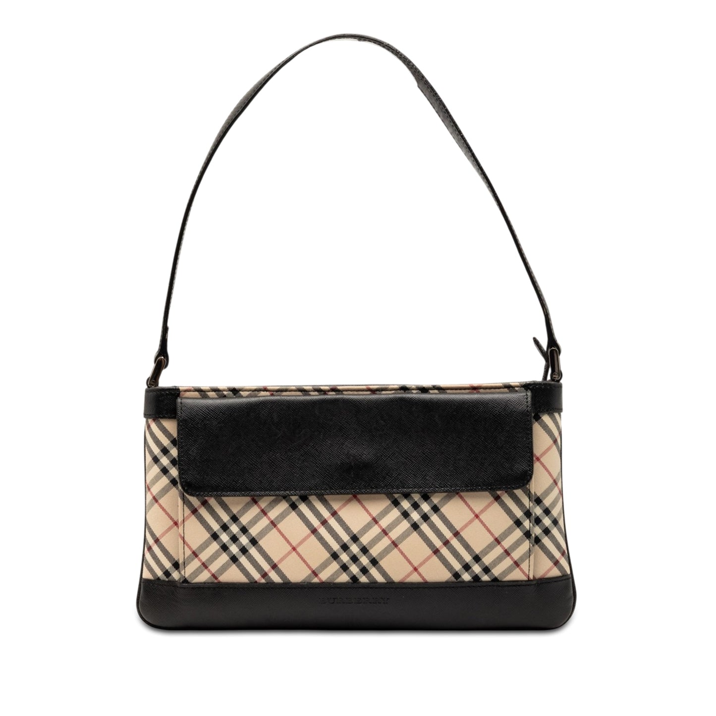 Burberry Nova Check Canvas Shoulder Bag