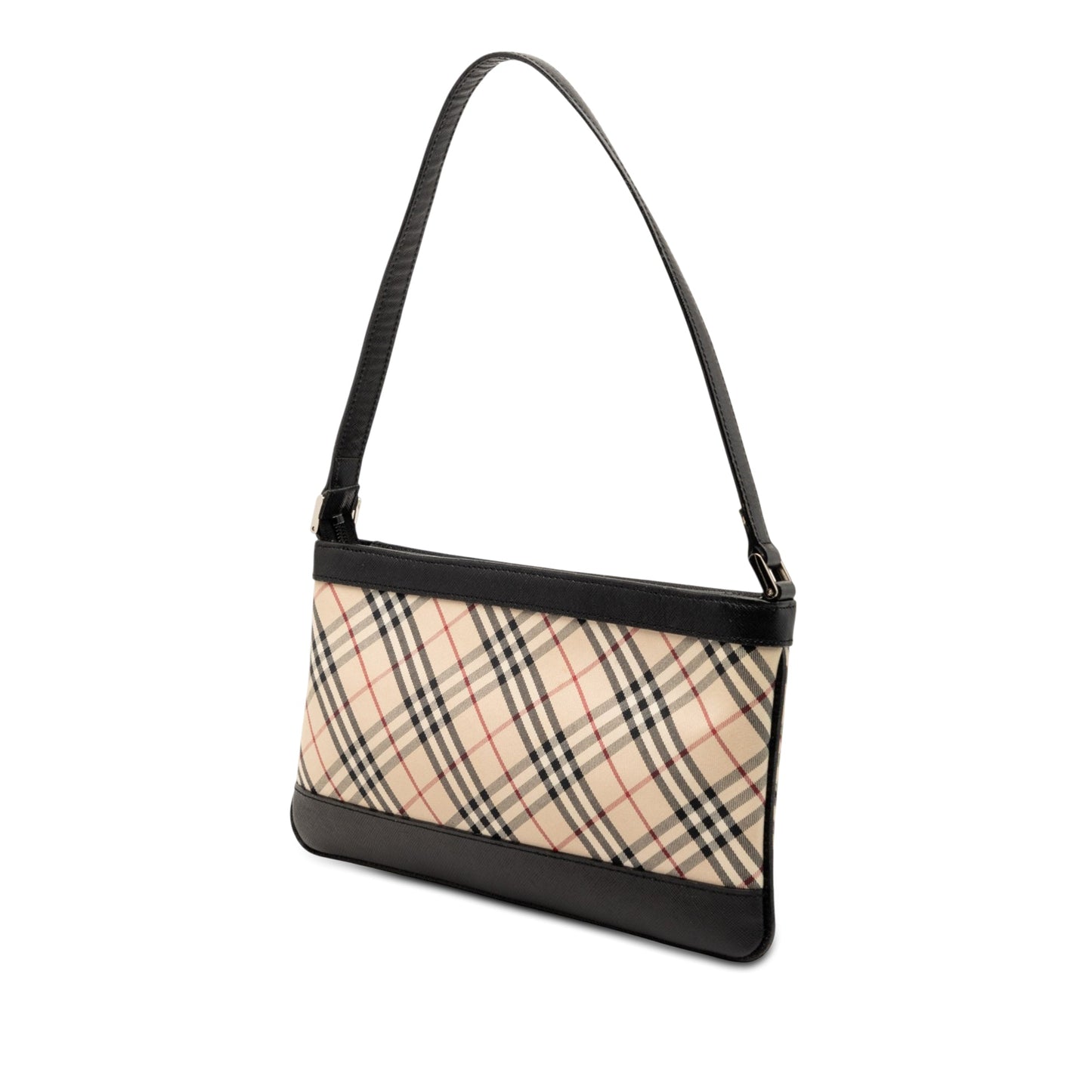 Burberry Nova Check Canvas Shoulder Bag