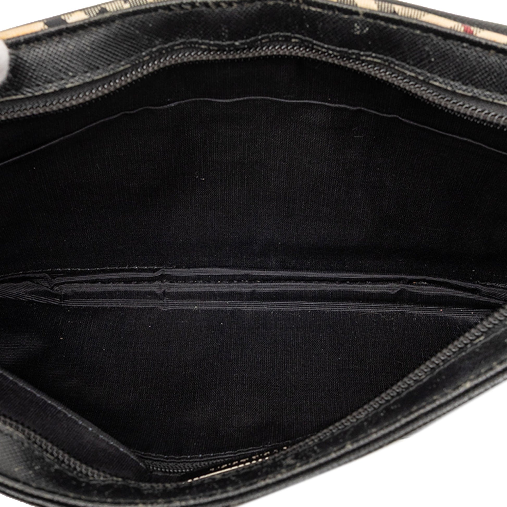 Burberry Nova Check Canvas Shoulder Bag