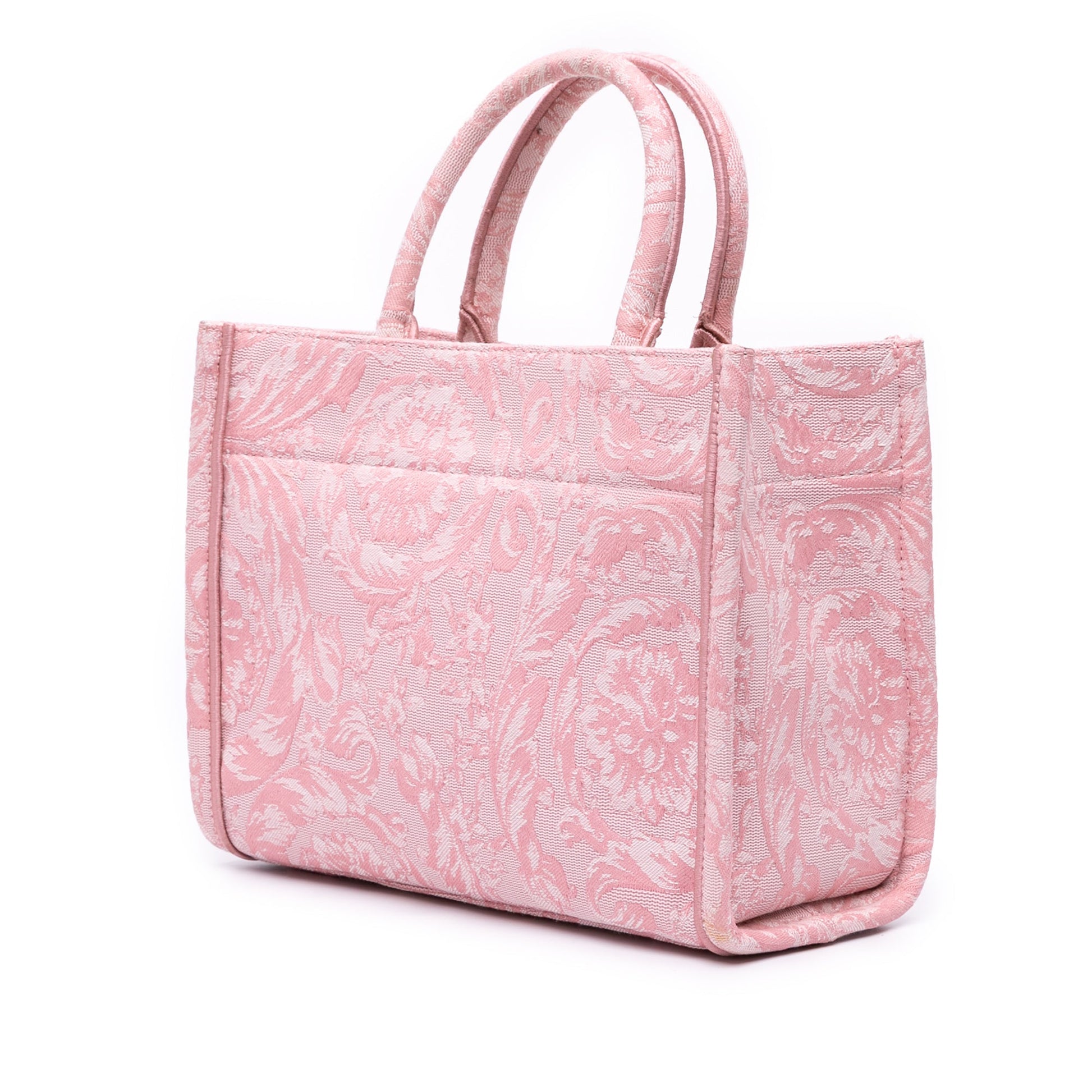 Versace Small Canvas Barocco Athena Tote