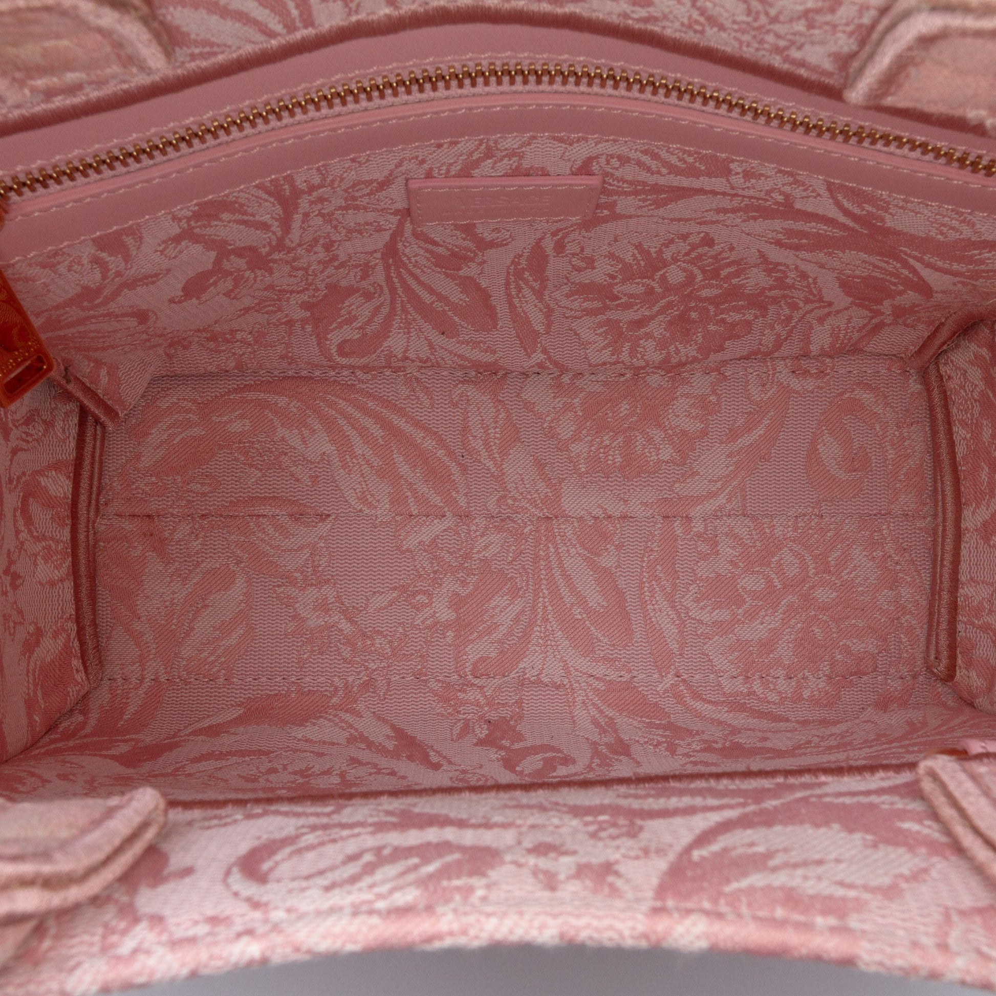 Versace Small Canvas Barocco Athena Tote