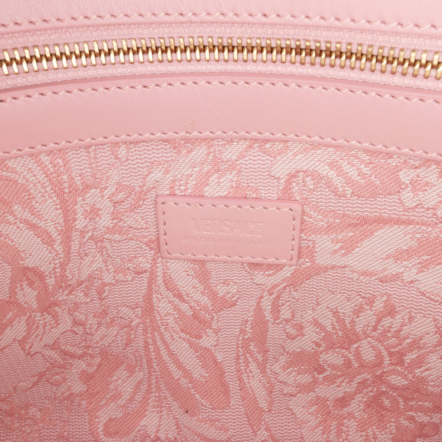 Versace Small Canvas Barocco Athena Tote