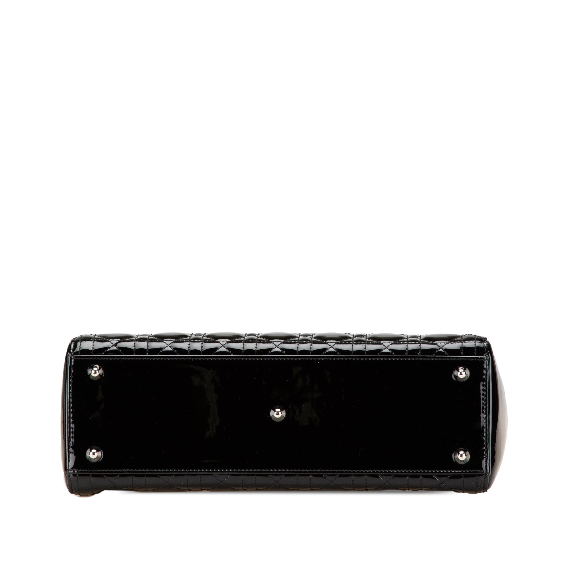 Dior Large Patent Cannage Lady Dior