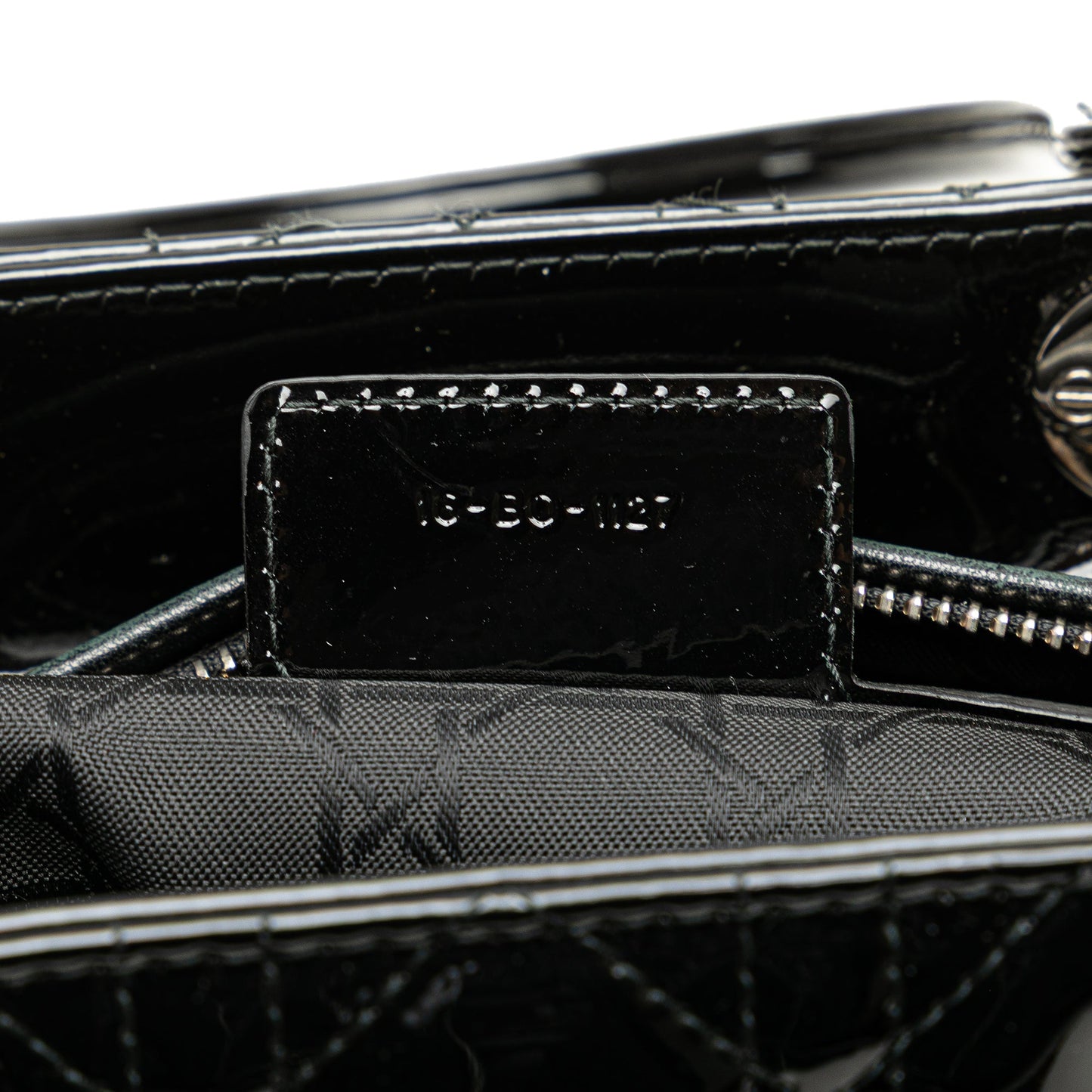 Dior Large Patent Cannage Lady Dior