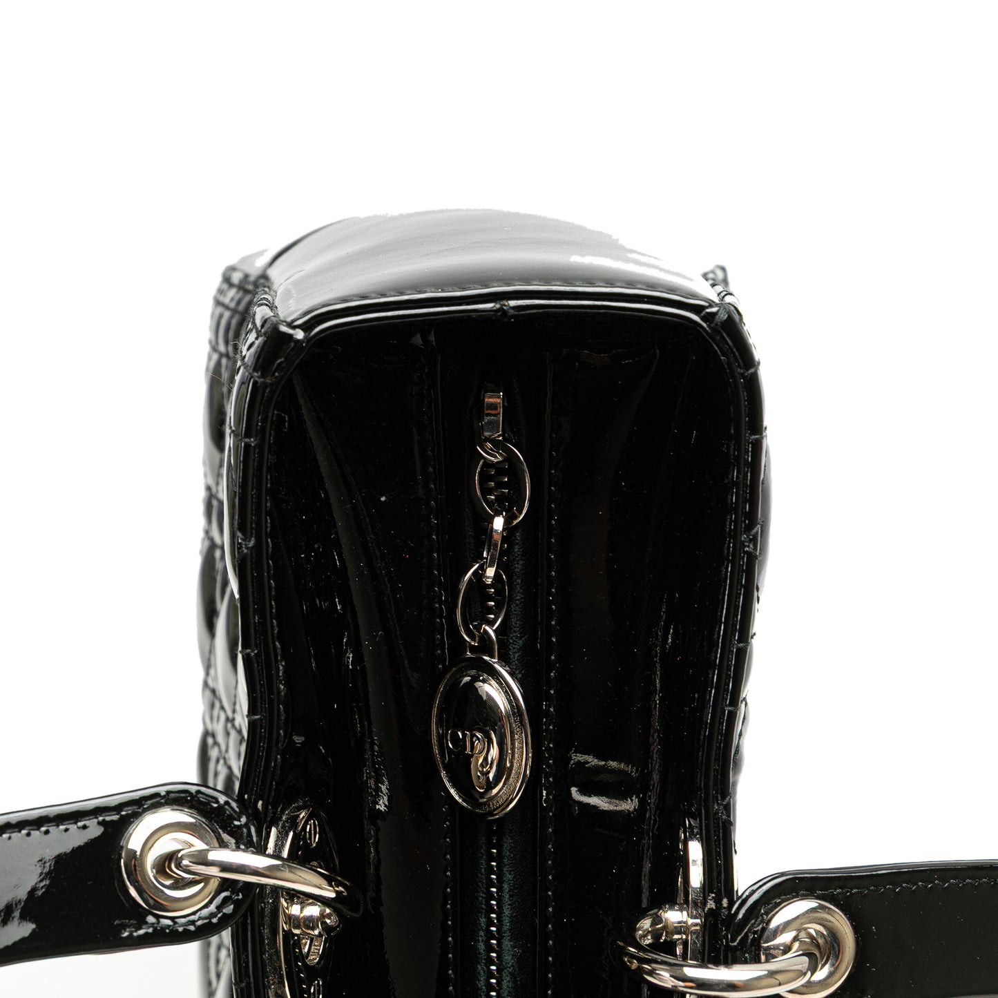 Dior Large Patent Cannage Lady Dior
