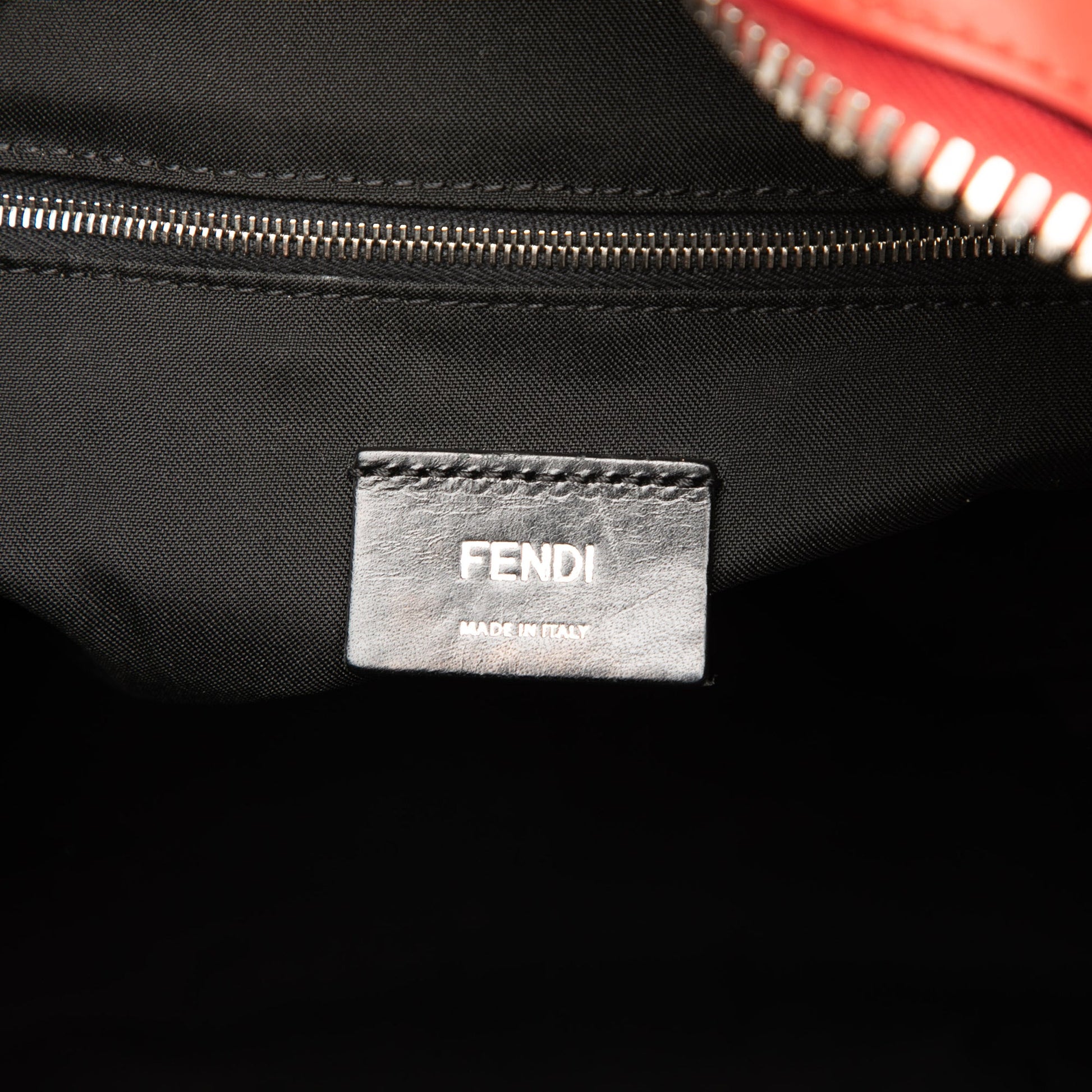 Fendi Nylon and Leather Faces Backpack