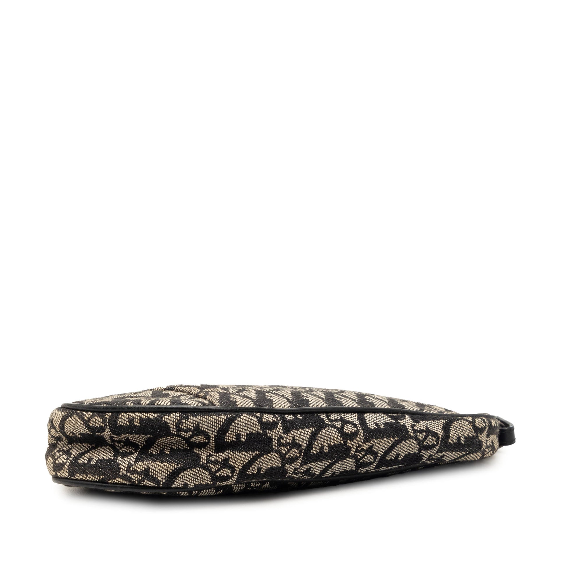 Dior Mini Diorissimo Canvas Saddle Pochette