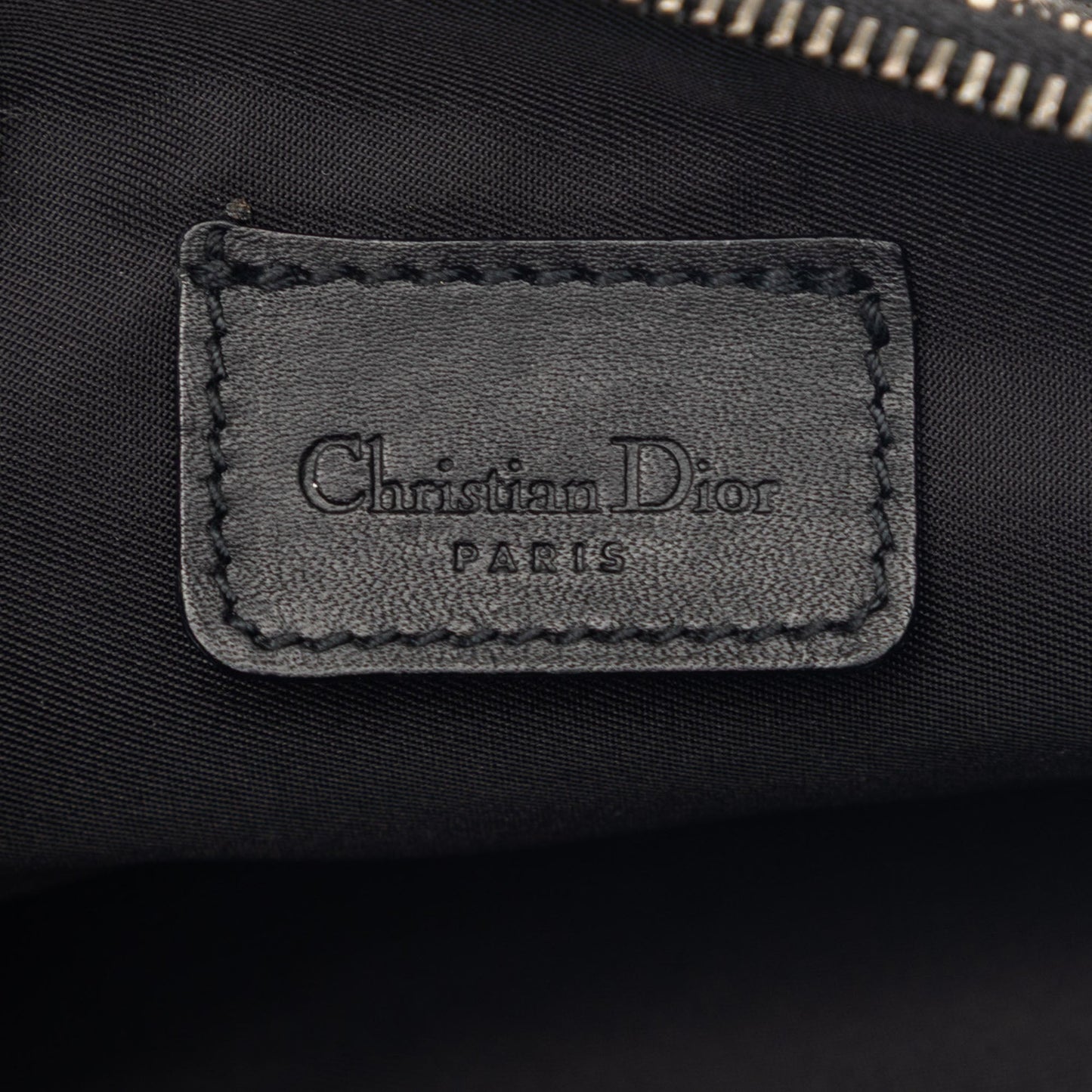 Dior Mini Diorissimo Canvas Saddle Pochette