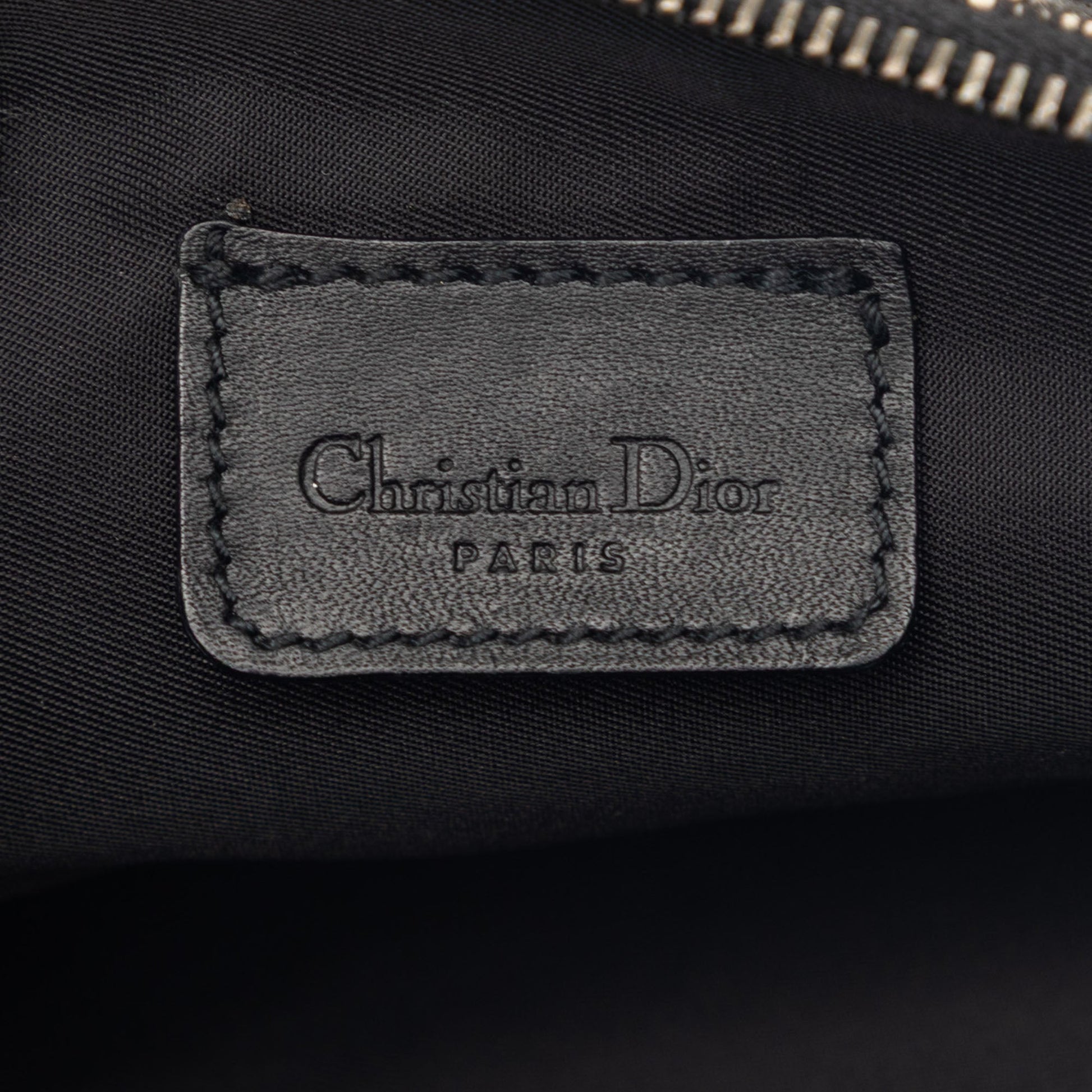 Dior Mini Diorissimo Canvas Saddle Pochette