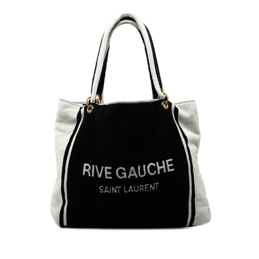 Saint Laurent Terry Cloth Rive Gauche Tote