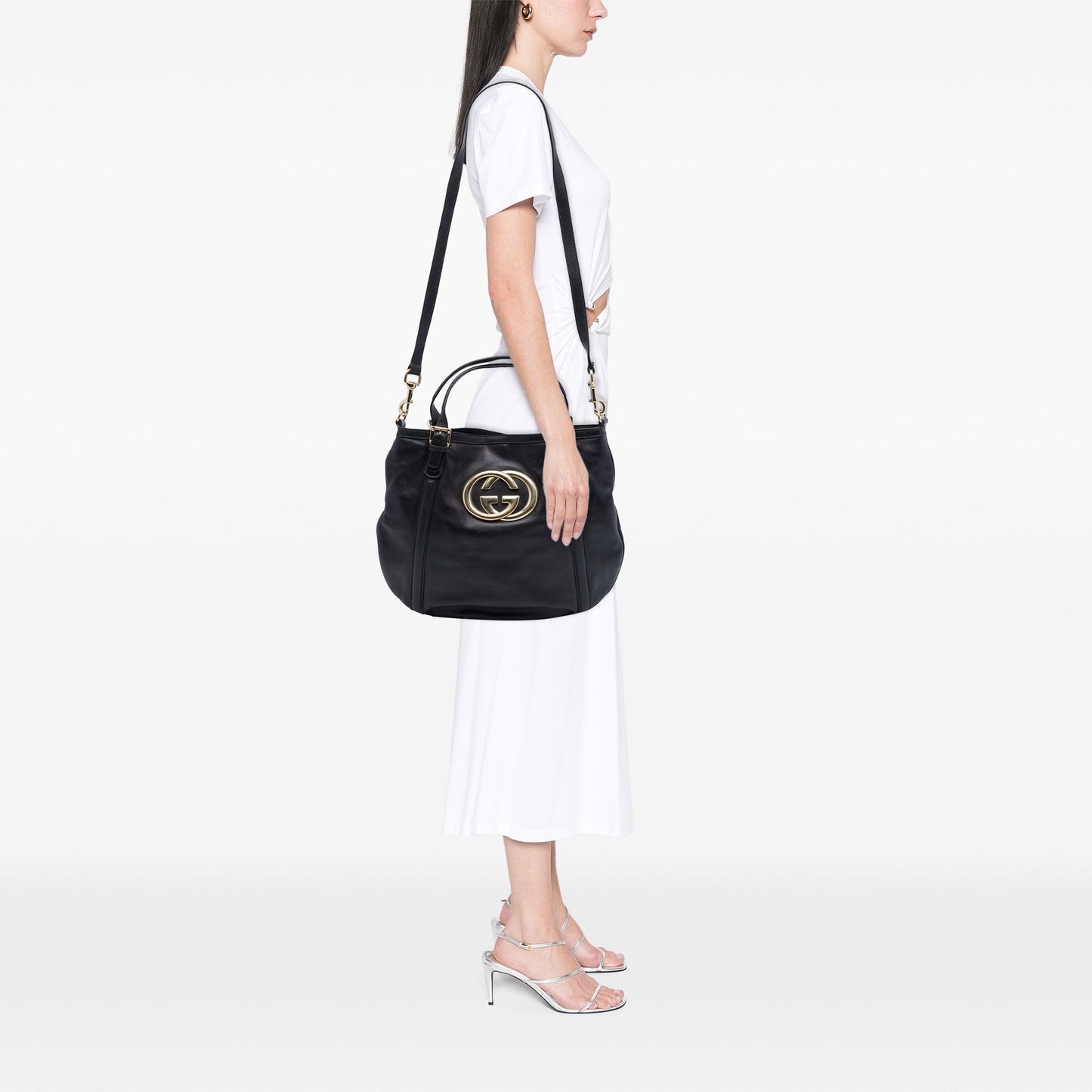 Gucci Medium Calfskin Britt Satchel
