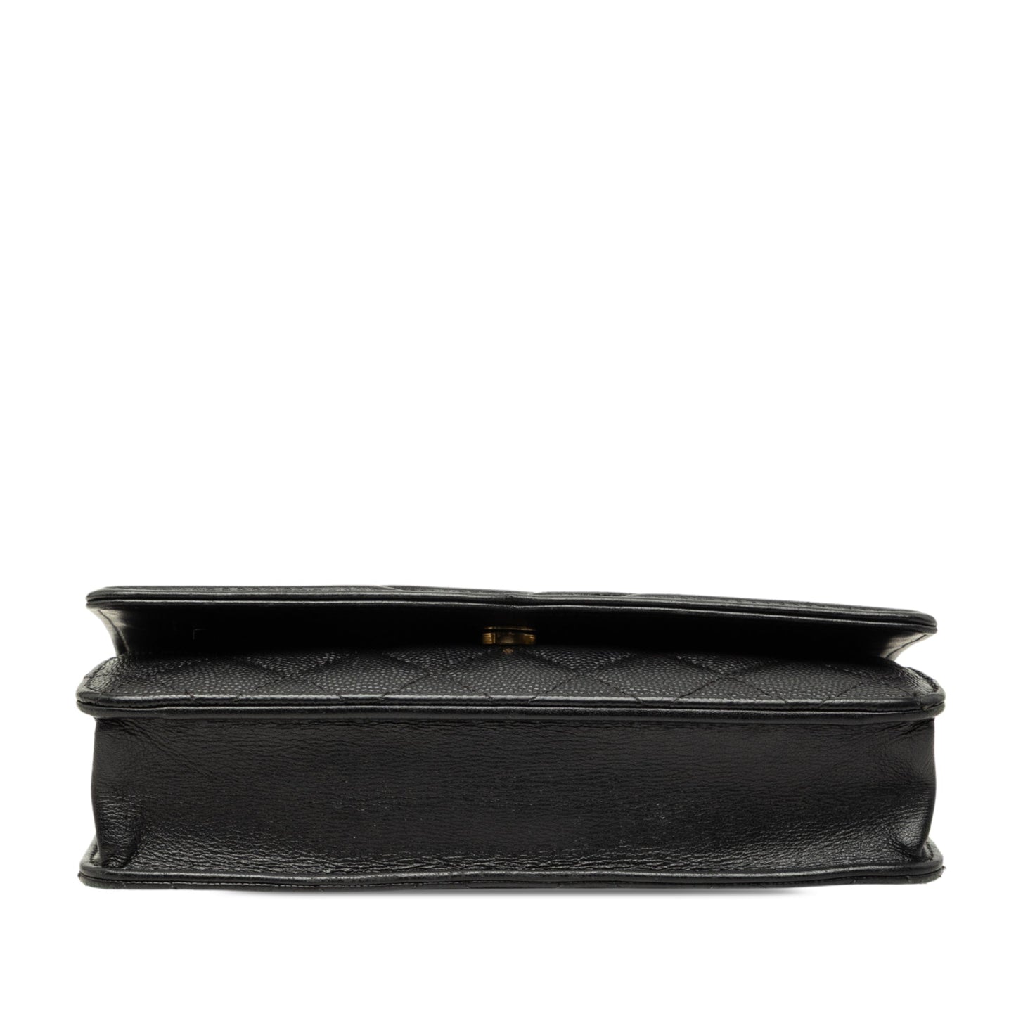 Chanel Caviar CC Filigree Wallet On Chain