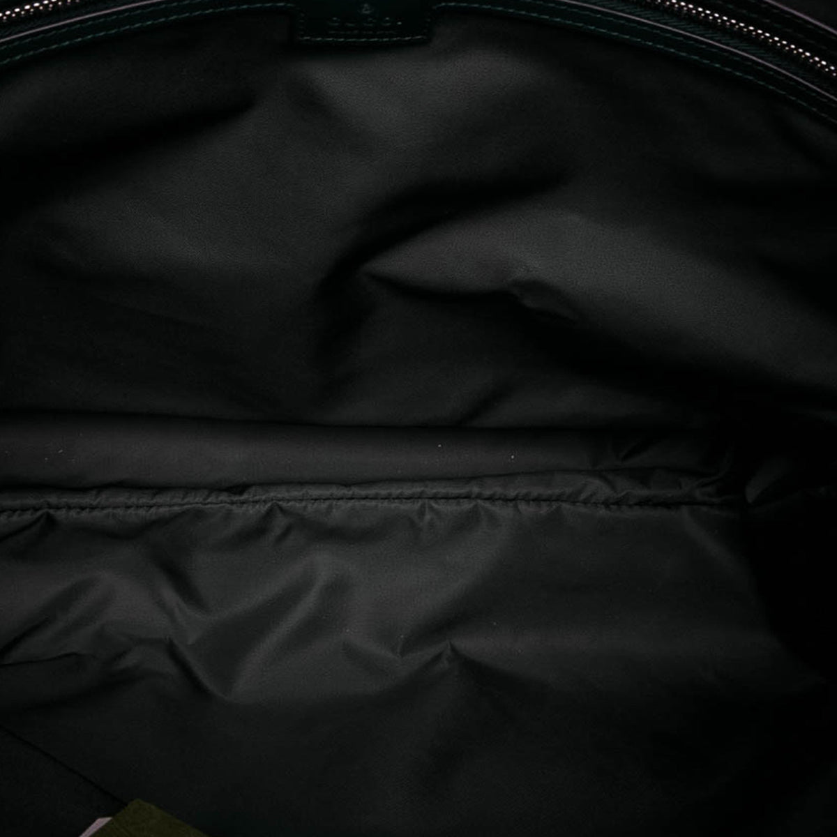 Gucci Canvas Embossed Logo Tote — Green