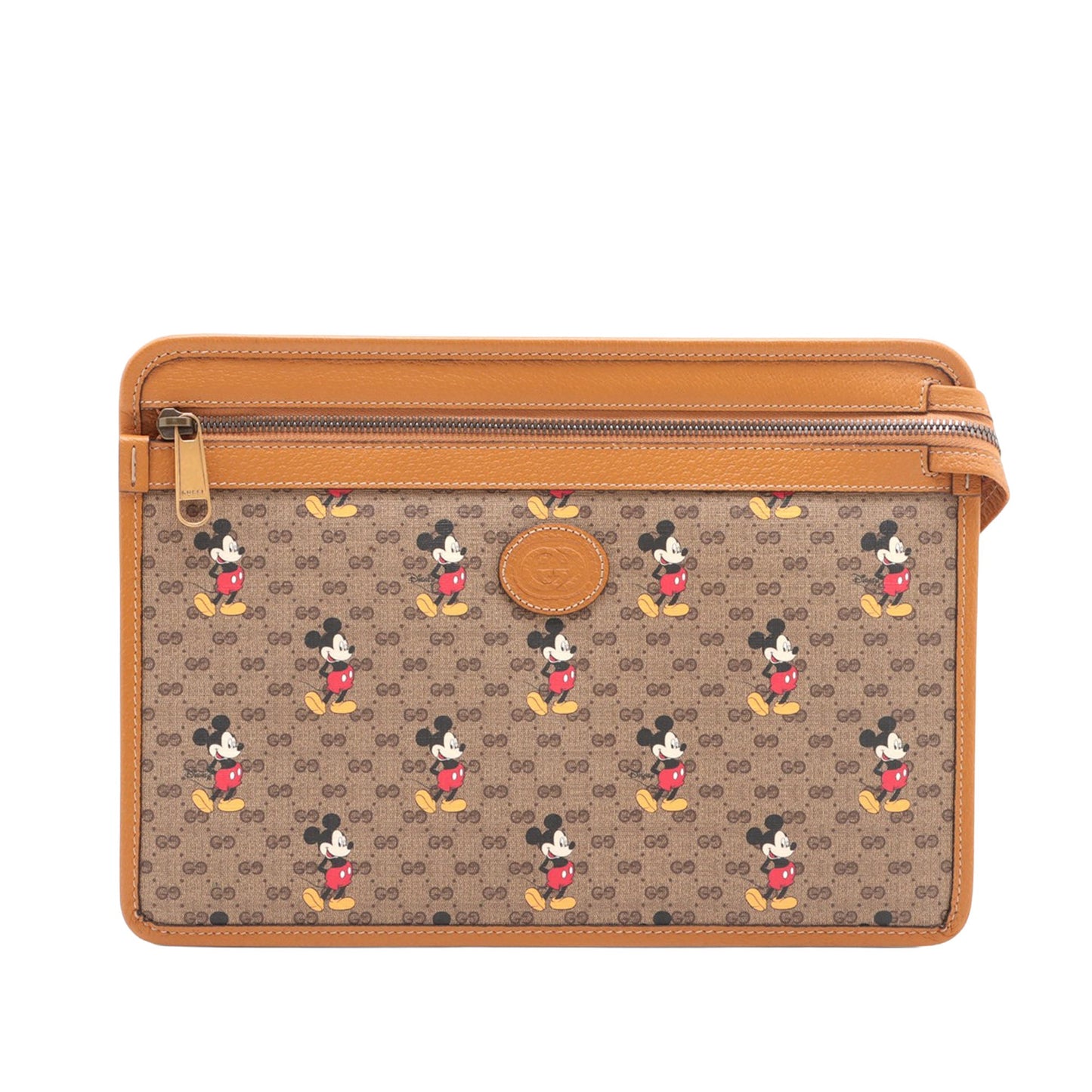 Gucci Disney Micro GG Supreme Mickey Mouse Clutch