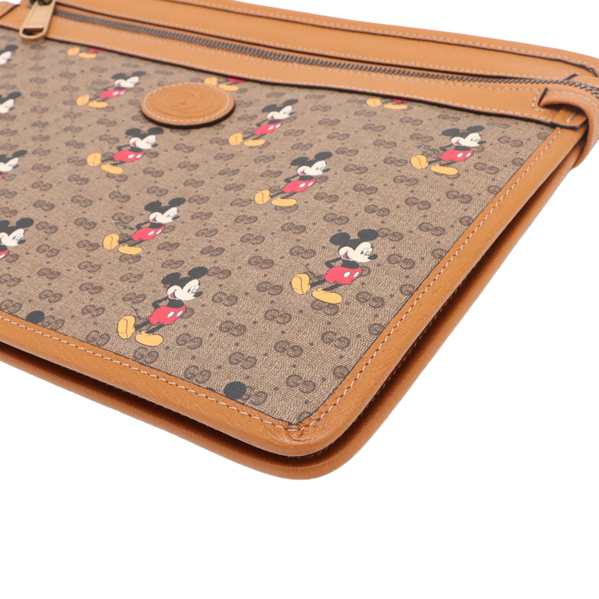 Gucci Disney Micro GG Supreme Mickey Mouse Clutch