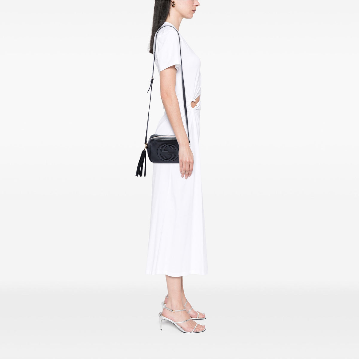 Gucci Calfskin Soho Disco Crossbody — Black