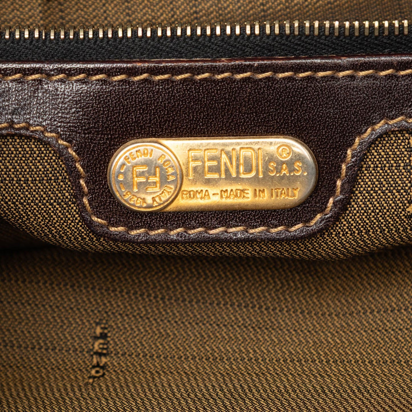 Fendi Zucca Canvas Twins Tote