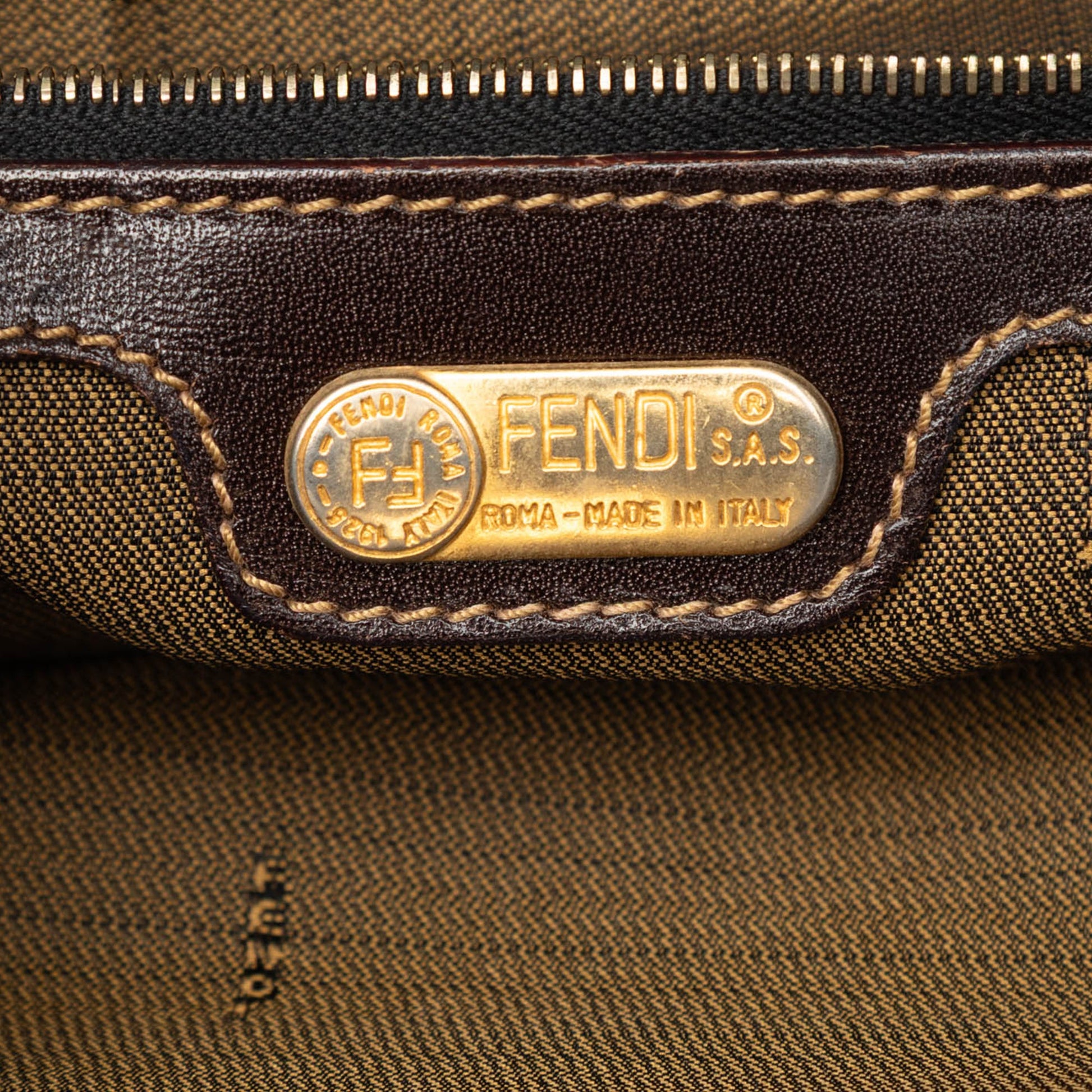 Fendi Zucca Canvas Twins Tote