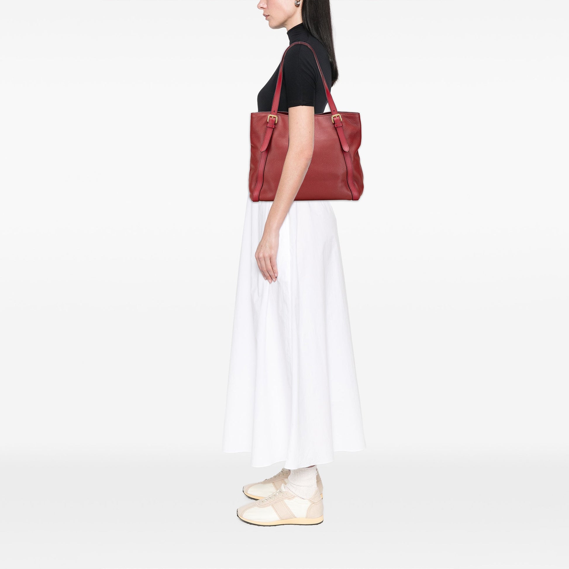 Prada Vitello Daino Shopping Tote