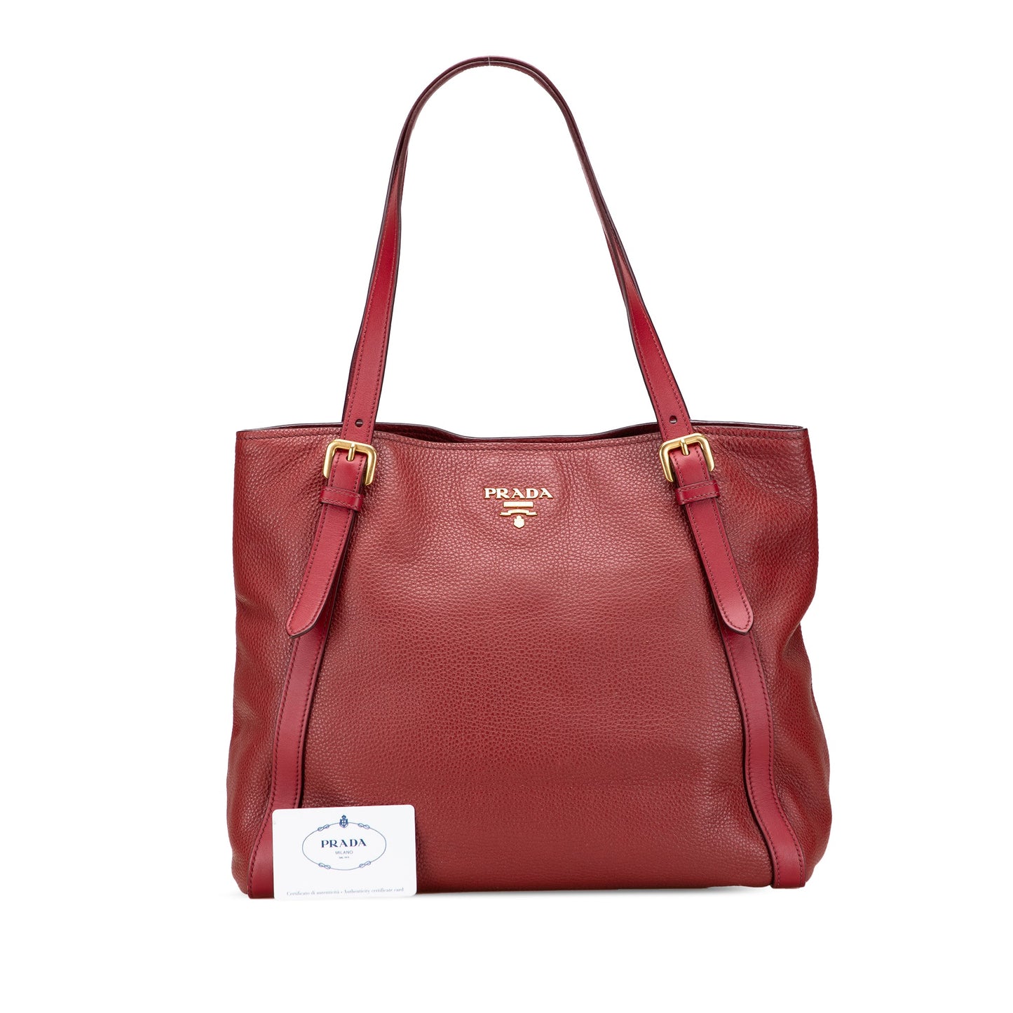Prada Vitello Daino Shopping Tote