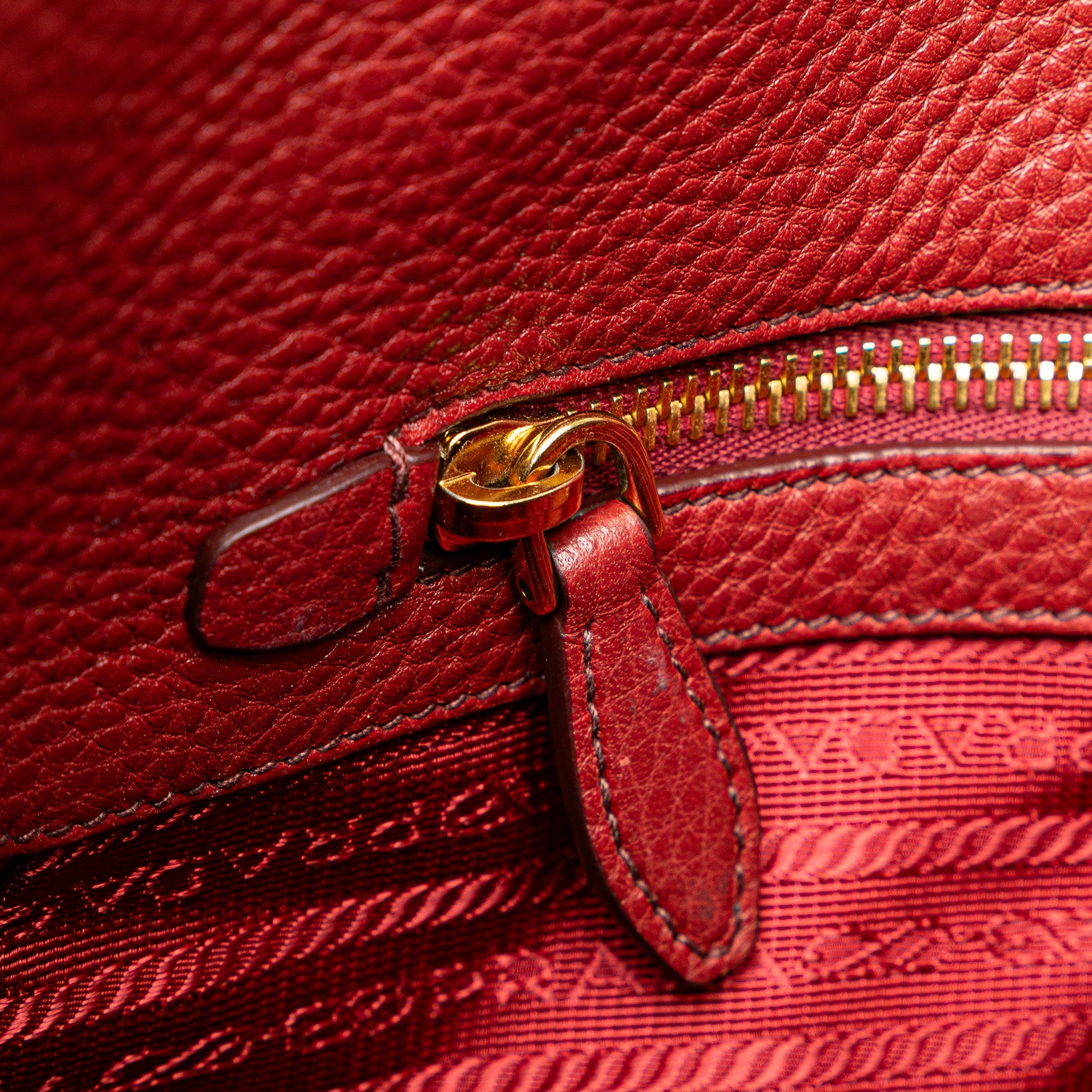 Prada Vitello Daino Shopping Tote