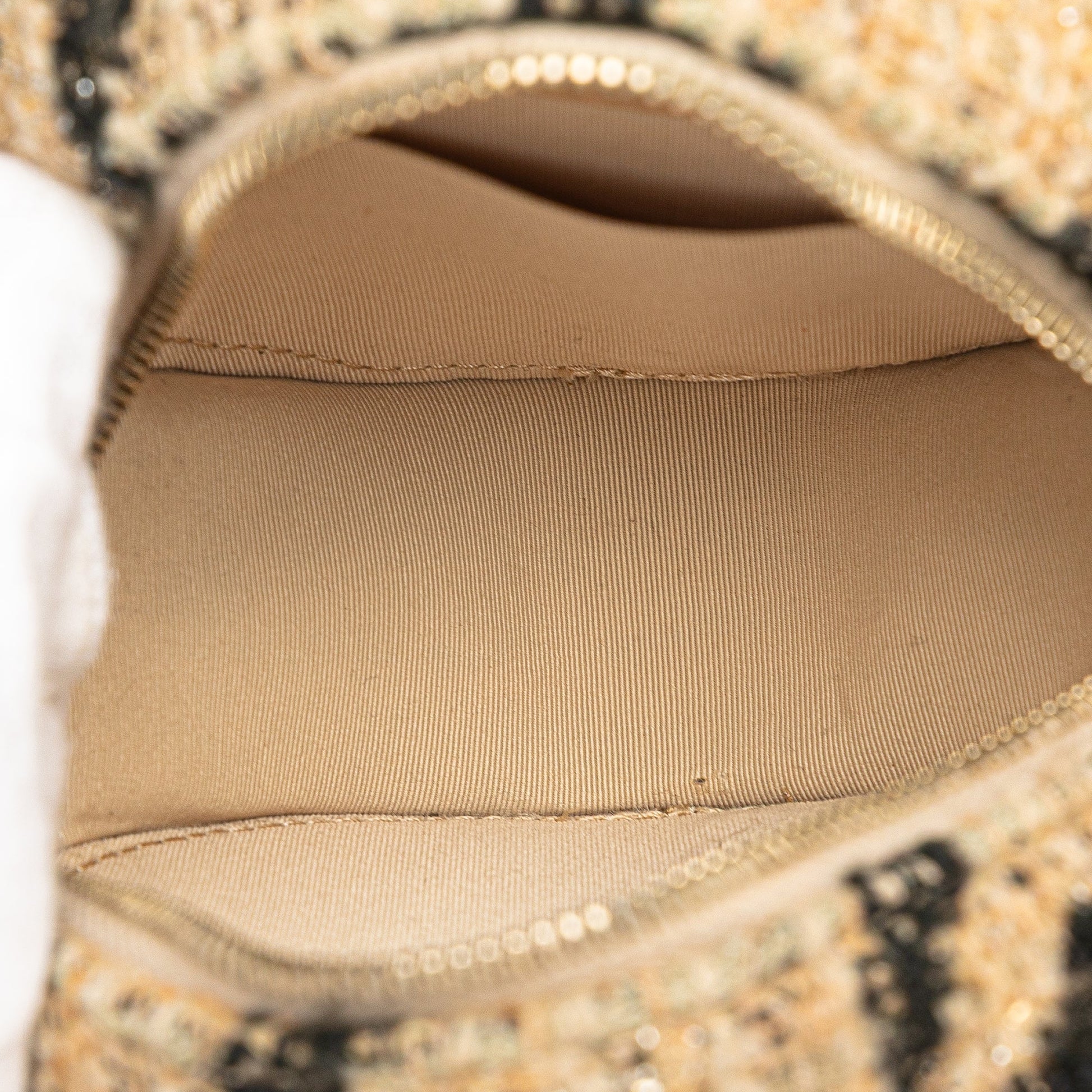 Chanel Tweed 19 Round Clutch with Chain and Coin Purse