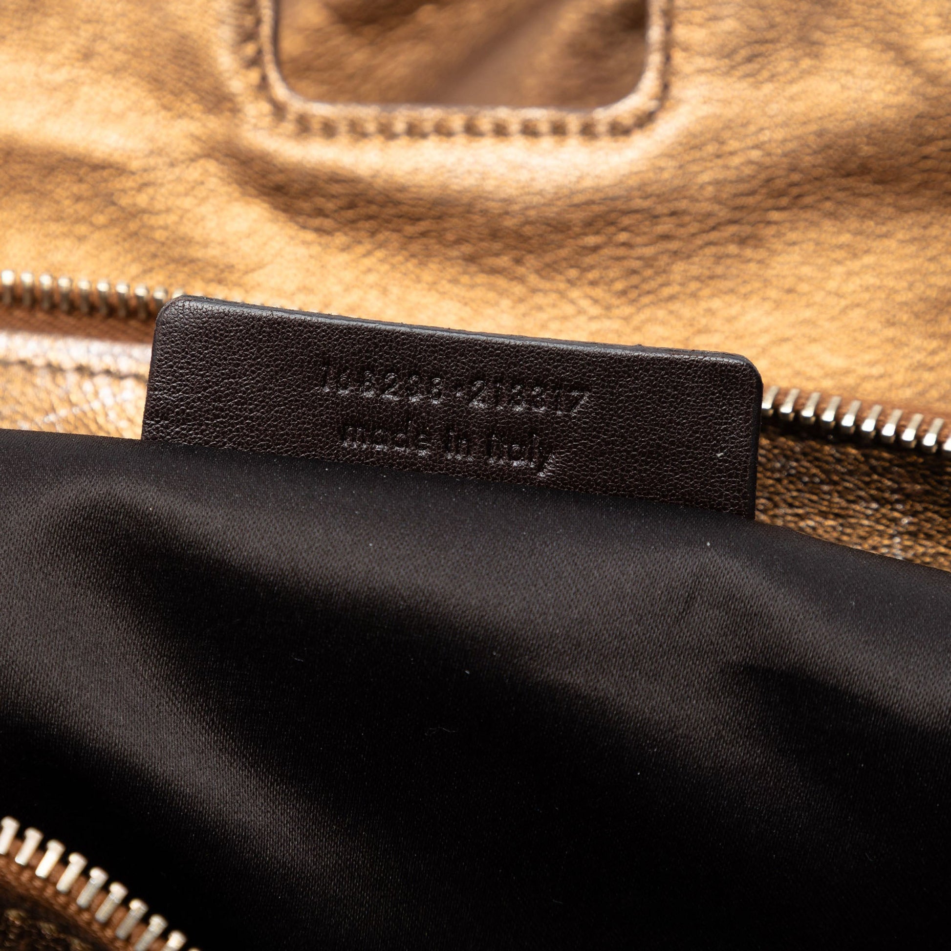 Saint Laurent Metallic Calfskin Muse Satchel