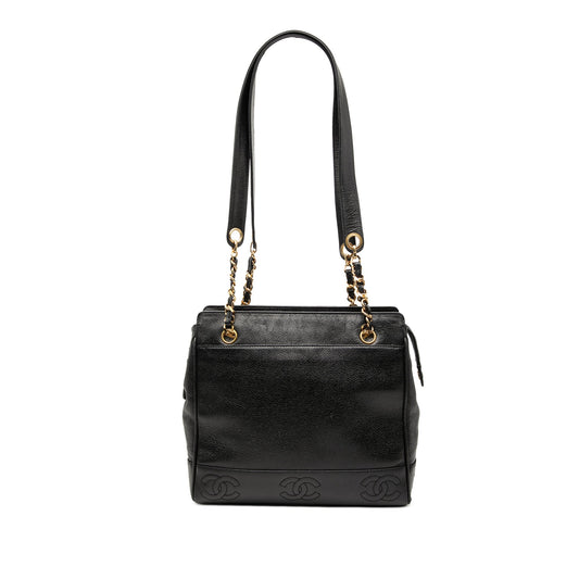 Chanel Triple CC Caviar Shoulder Bag