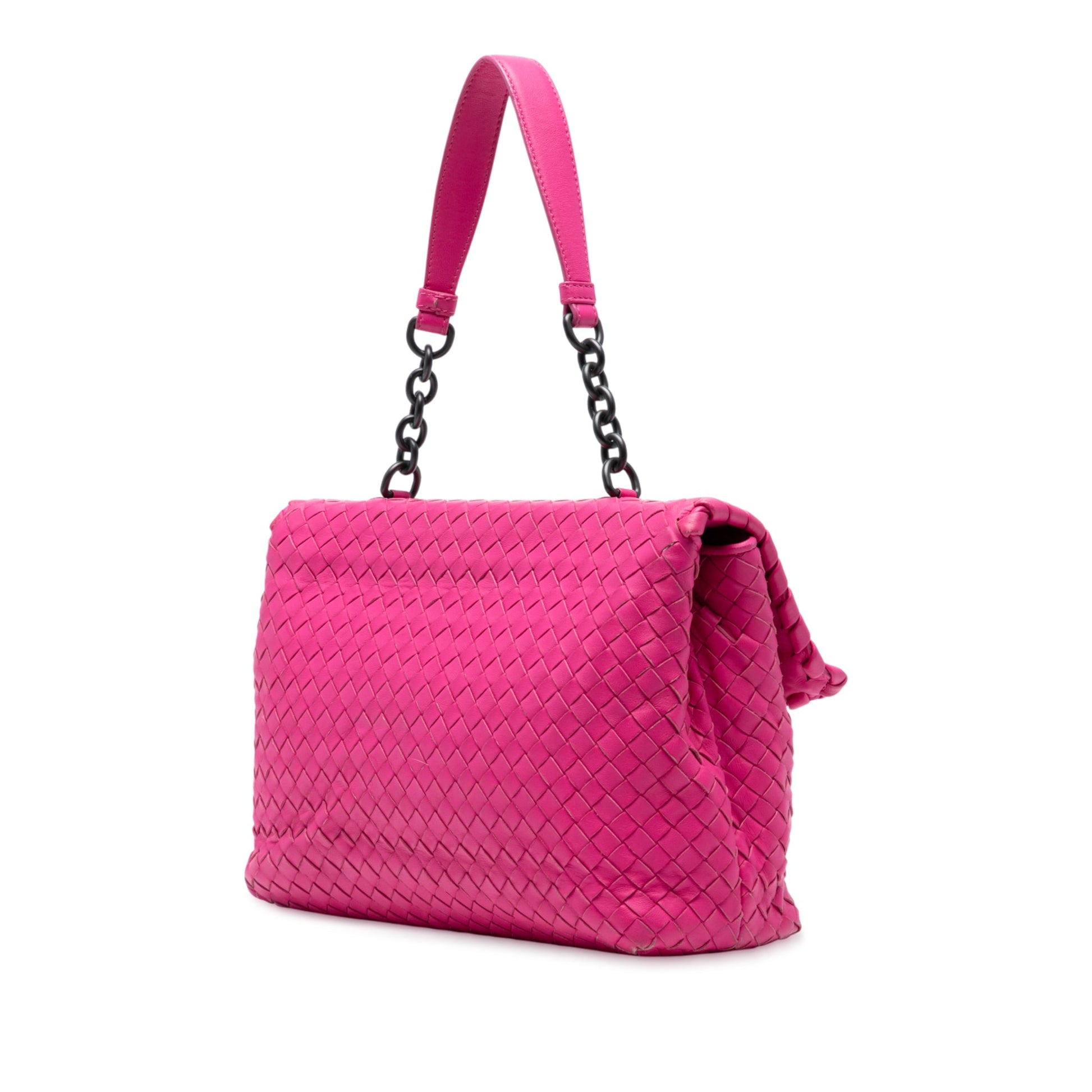 Bottega Veneta Medium Nappa Intrecciato Olimpia Shoulder Bag