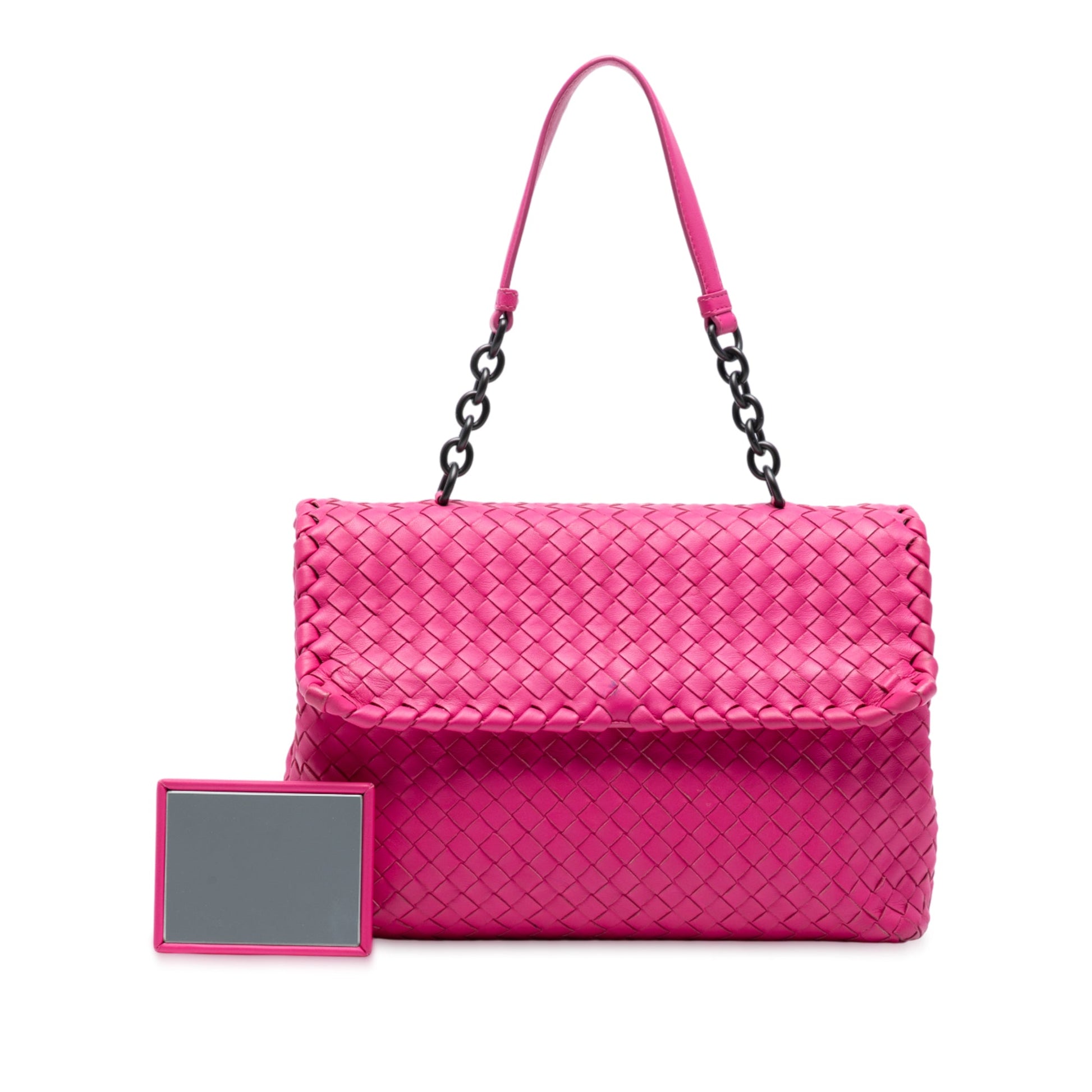 Bottega Veneta Medium Nappa Intrecciato Olimpia Shoulder Bag