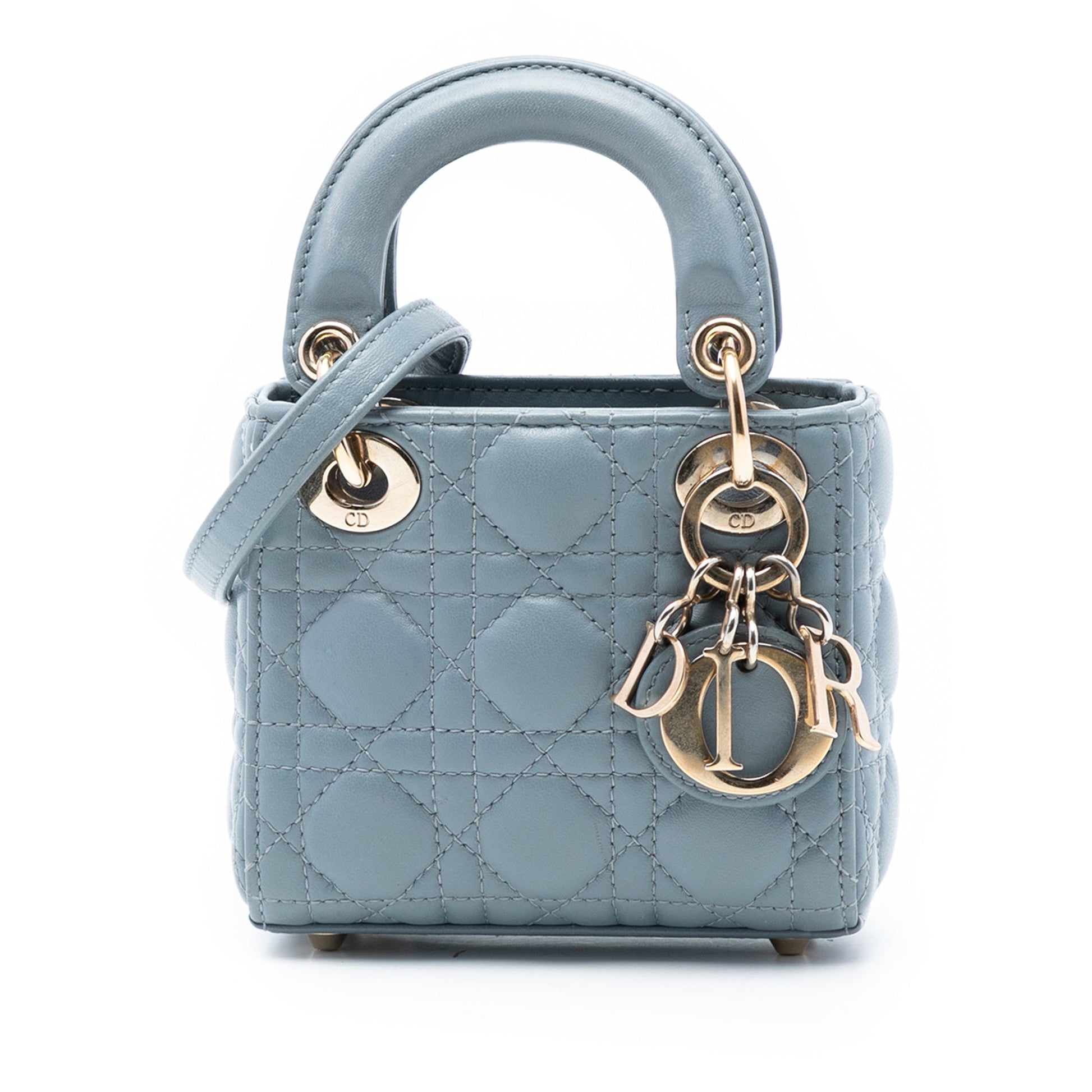 Dior Micro Lambskin Cannage Lady Dior