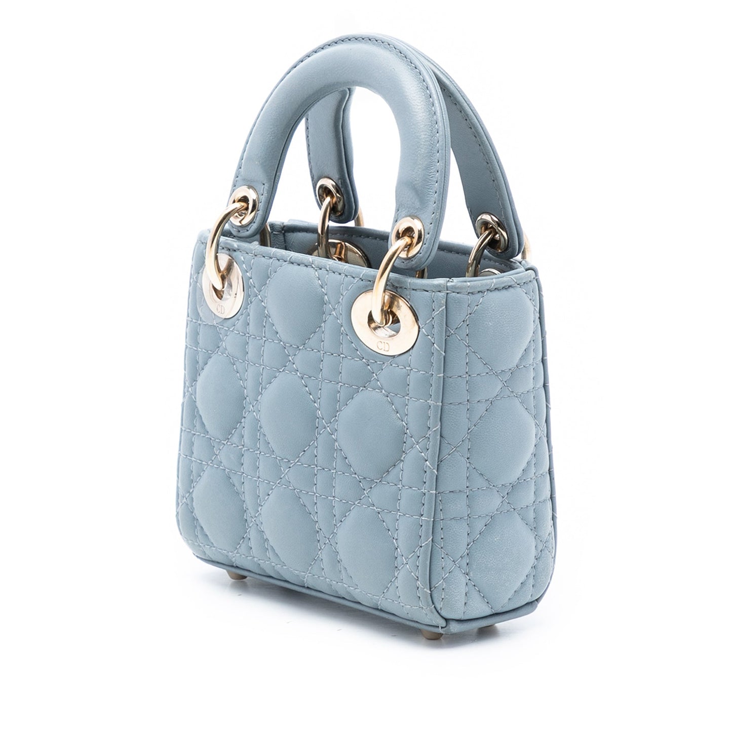 Dior Micro Lambskin Cannage Lady Dior