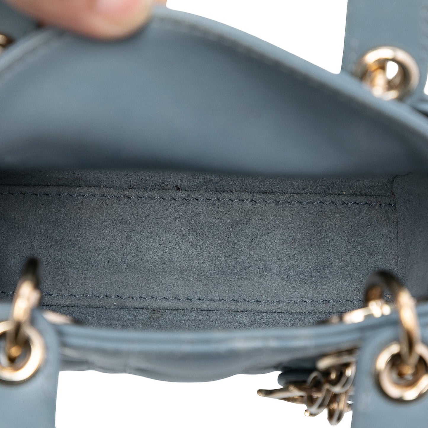 Dior Micro Lambskin Cannage Lady Dior