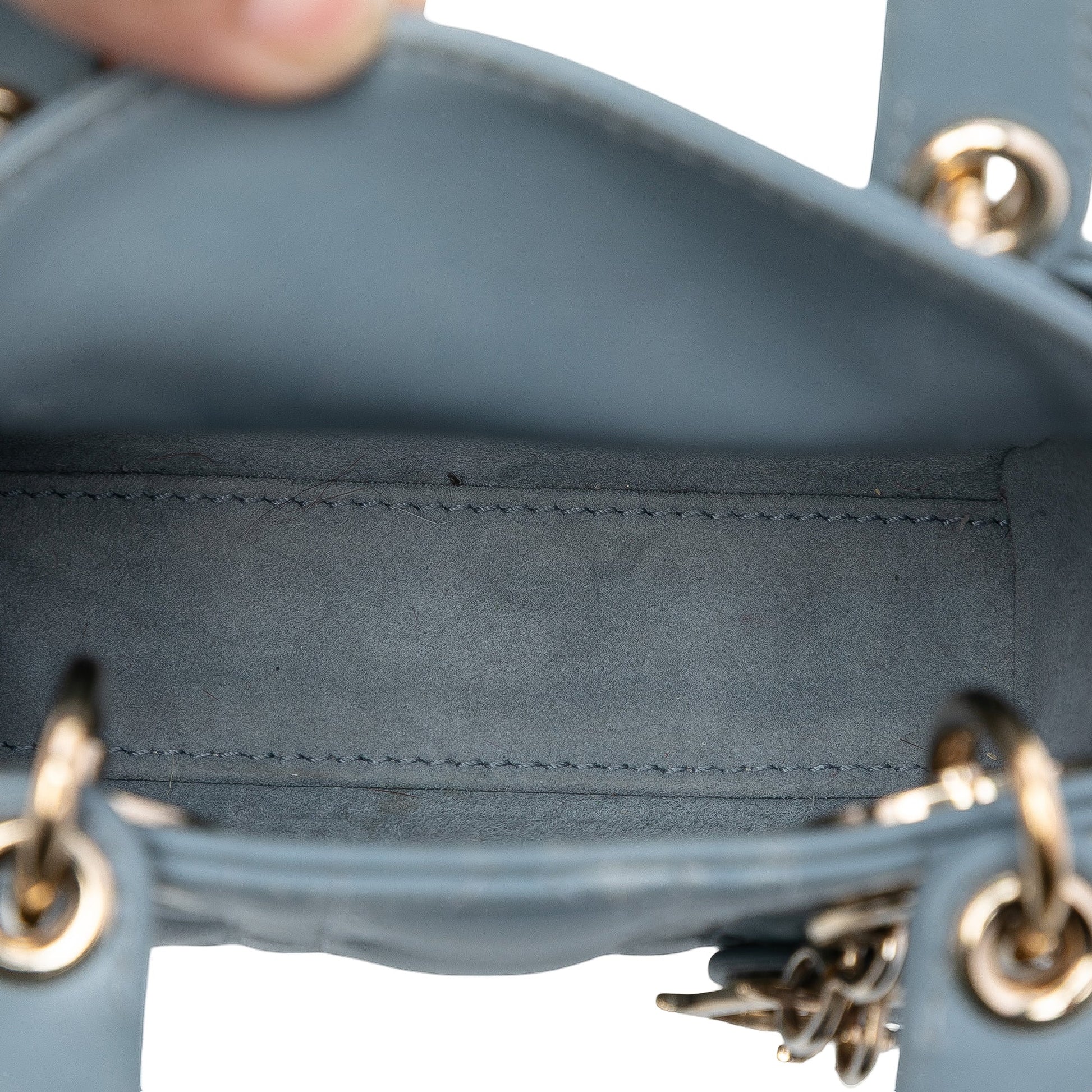 Dior Micro Lambskin Cannage Lady Dior